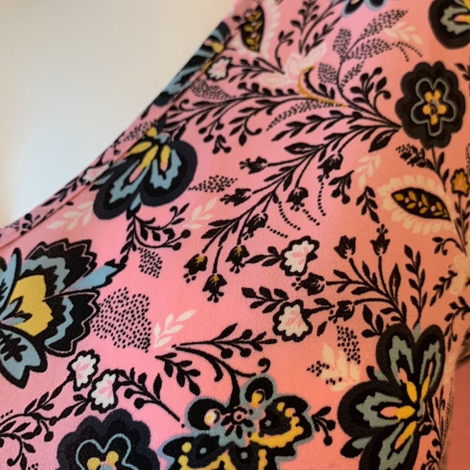 Loft LOFT pink floral sleeveless cami tank top Size L / US 10 / IT 46 - 4 Thumbnail