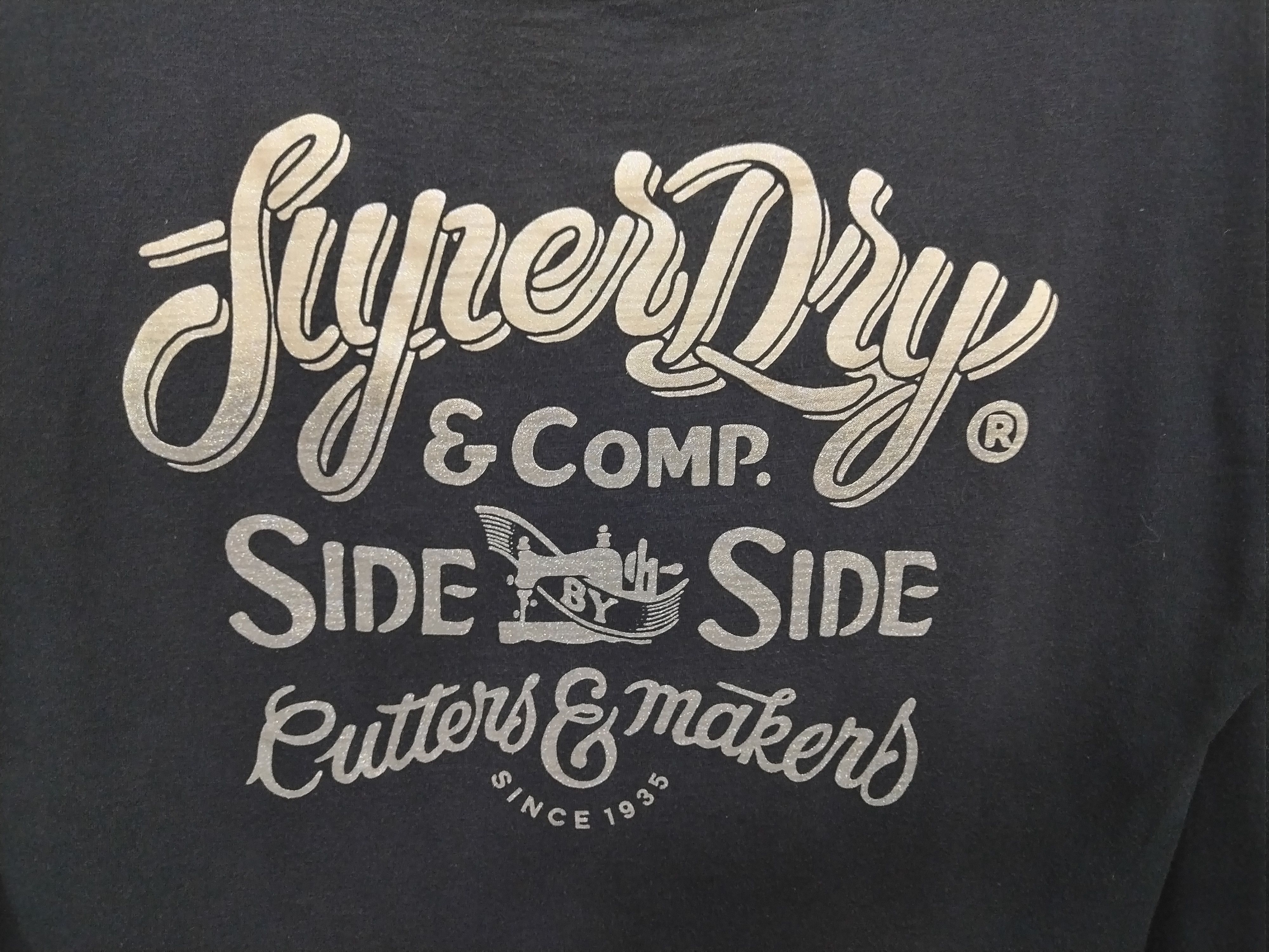Japanese Brand × Superdry Women's Superdry Baggy sweatshirt Awesome Glitter Print Size S / US 4 / IT 40 - 6 Thumbnail