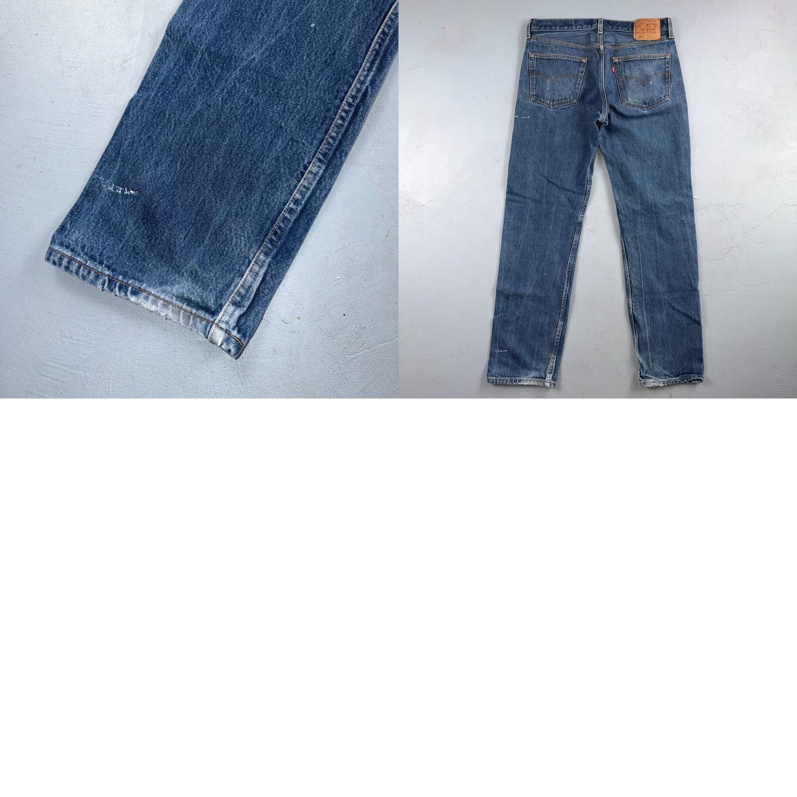 Levi's VINTAGE Levi's 501 Jeans Blue 90s USA Straight Leg 35x36 Men?s Regular 5-Pocket Denim Blue Size US 35 - 11 Thumbnail