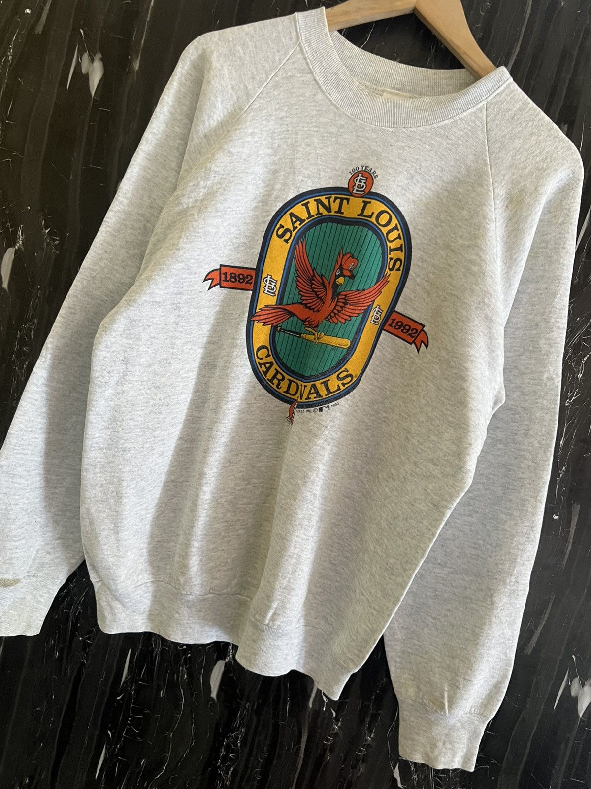 Vintage Vintage Saint Louis Sweatshirt – 90s Tag Fruit of the Loom Size US L / EU 52-54 / 3 - 5 Thumbnail