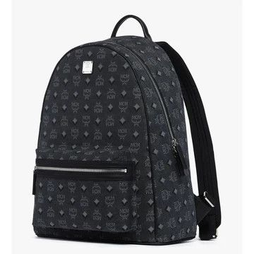 MCM o1mt1gz0426 Size: OS / Medium Stark Backpack Denim Visetos Size ONE SIZE - 2 Thumbnail