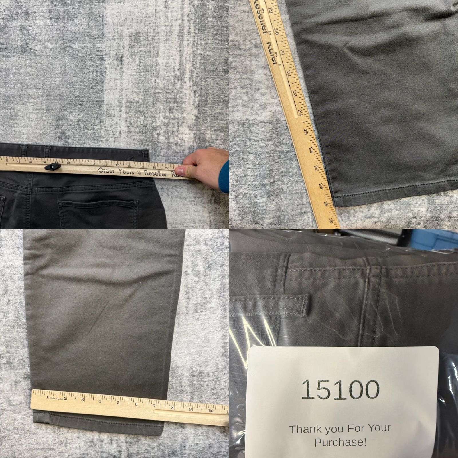 Tommy Bahama Tommy Bahama Pants Mens 38x30 Gray Harbor Point 5-Pocket Stretch Chino Size US 38 / EU 54 - 8 Thumbnail