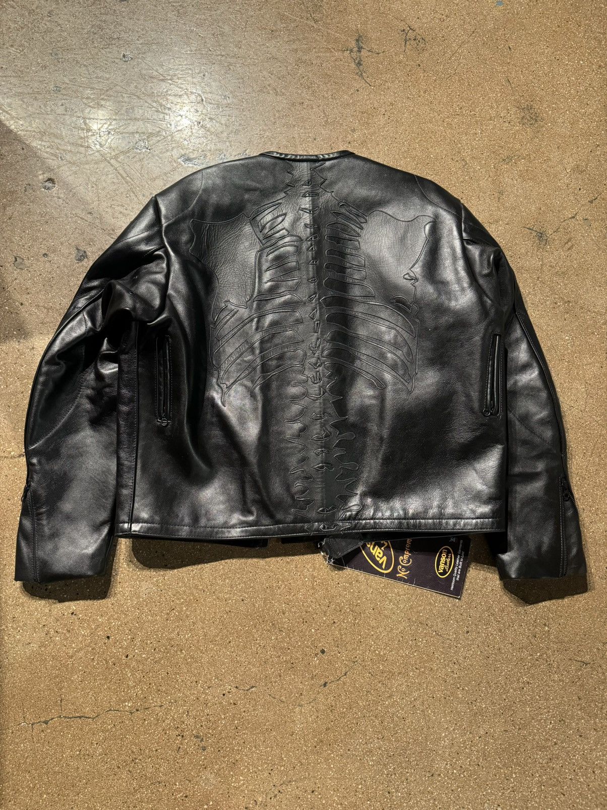 Vanson Leathers Vanson x Flygeenius Skeleton Leather Jacket