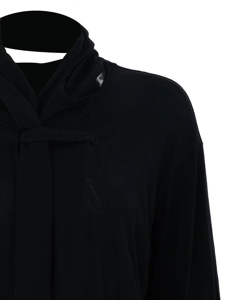 Yohji Yamamoto Yohji Yamamoto Black collar and long sleeves 2502-Nextarro Size US L / EU 52-54 / 3 - 3 Thumbnail