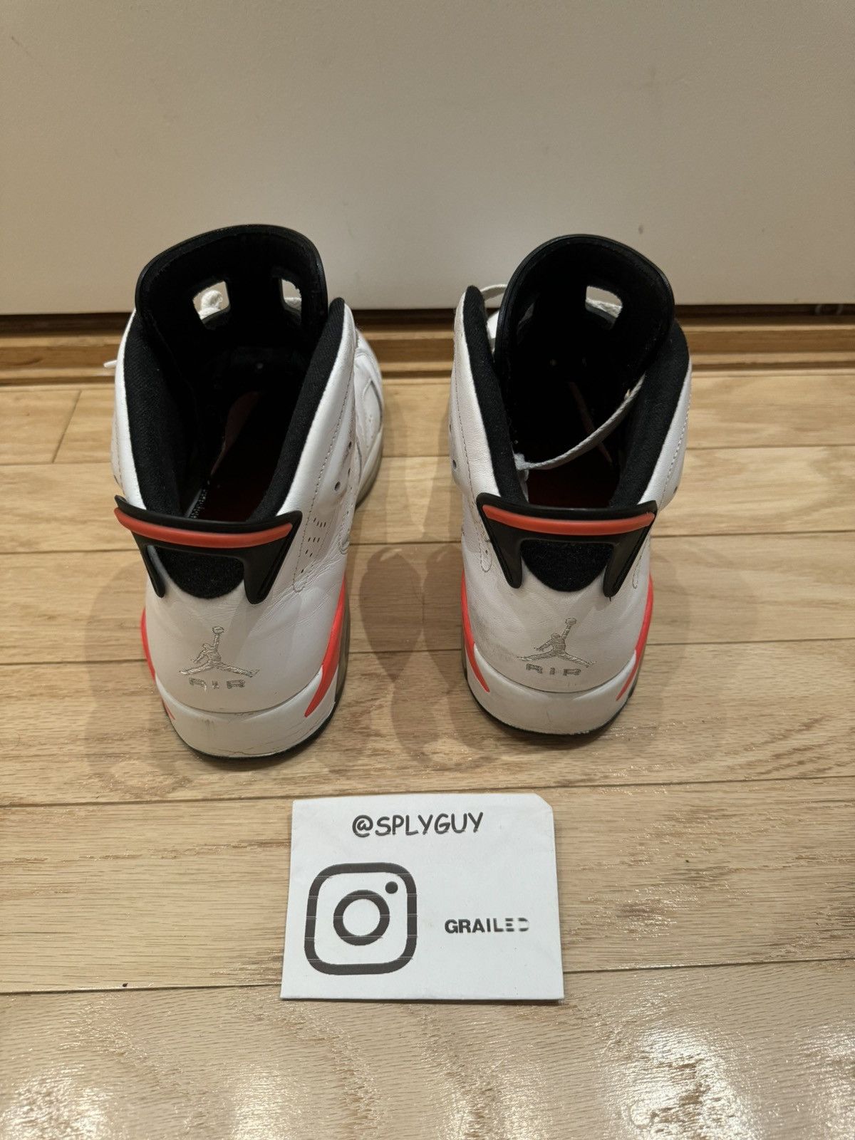 Jordan Brand × Nike Jordan 6 Infared White (2014) sz 10 Size US 10 / EU 43 - 5 Thumbnail