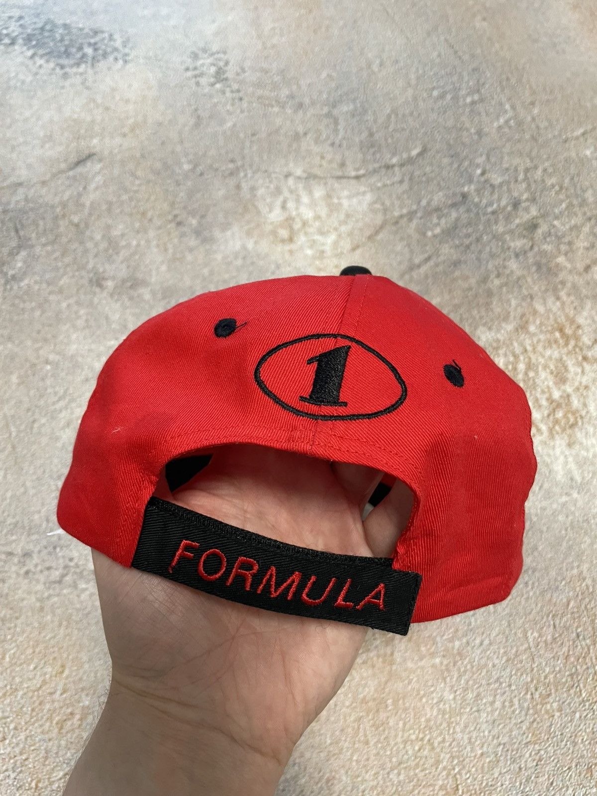 Ferrari Vintage Ferrari Formula 1 Racing Cap Center Logo Size ONE SIZE - 6 Thumbnail