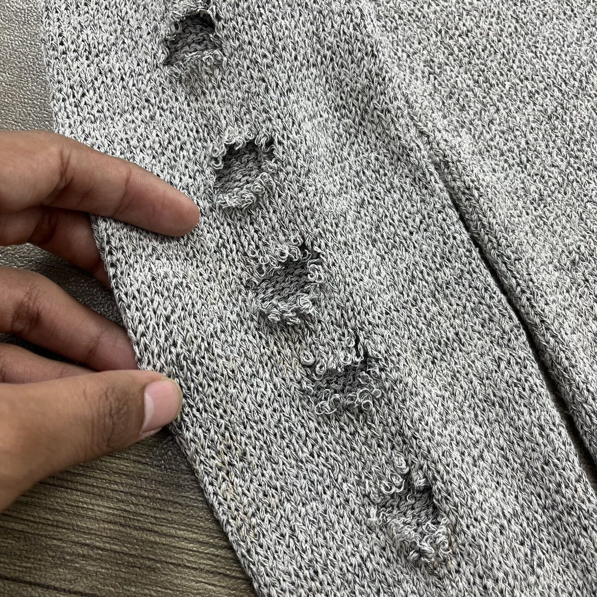 agnes b. Vintage Agnes b. Paris Distressed Knitted Balenciaga Style Size US S / EU 44-46 / 1 - 21 Thumbnail