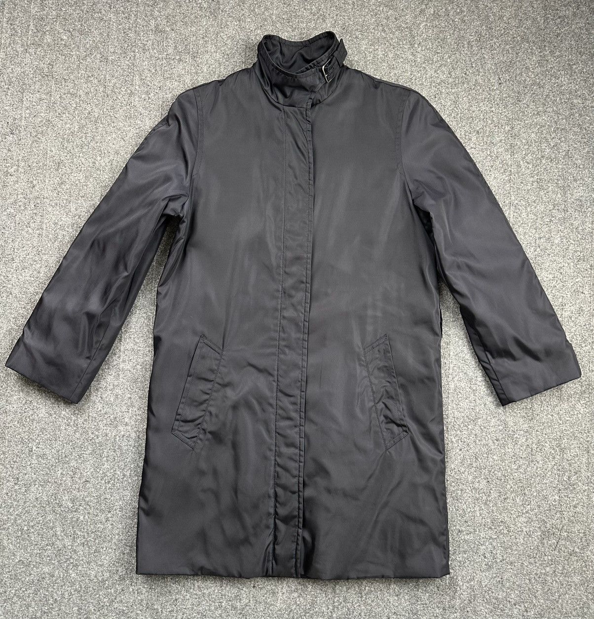 Prada Prada - Mac Zip-Up Nylon Coat - Emblem Logo With Neck Strap Size US M / EU 48-50 / 2 - 1 Thumbnail