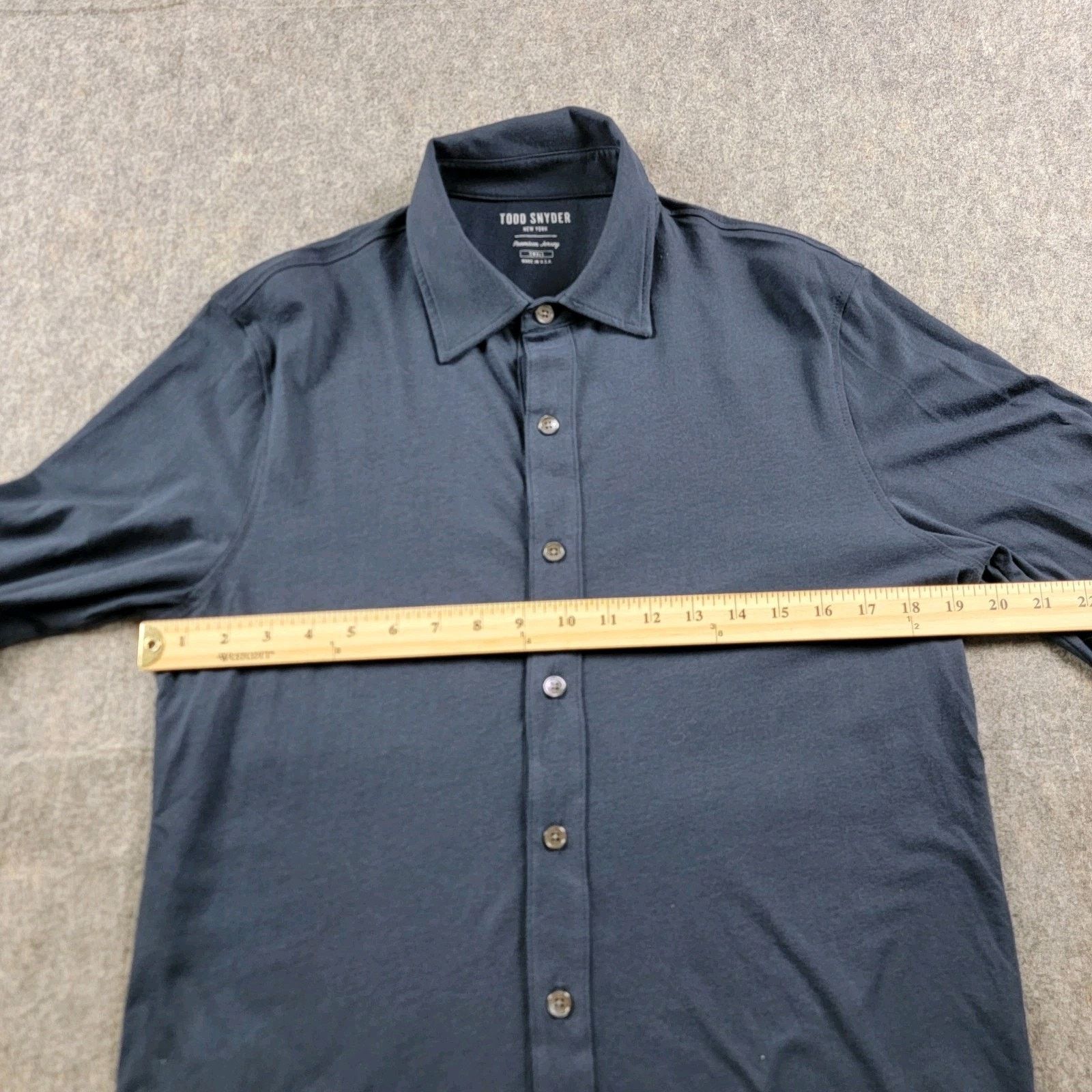 Todd Snyder Todd Snyder L.A. Premium Jersey Button Down Shirt Size US S / EU 44-46 / 1 - 4 Thumbnail