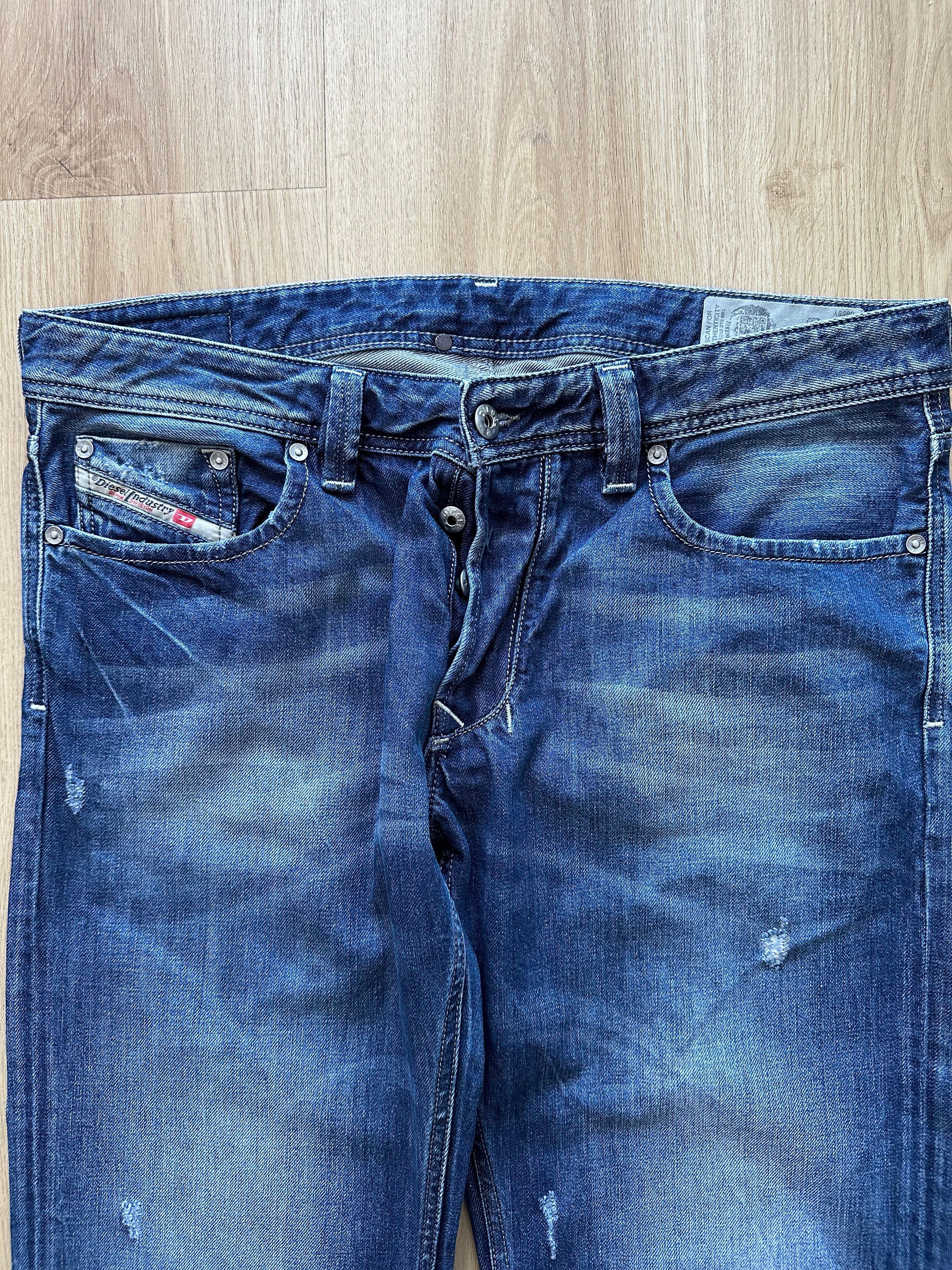 Diesel DIESEL Larkee washed blue denim regular straight pants Size US 35 - 11 Thumbnail
