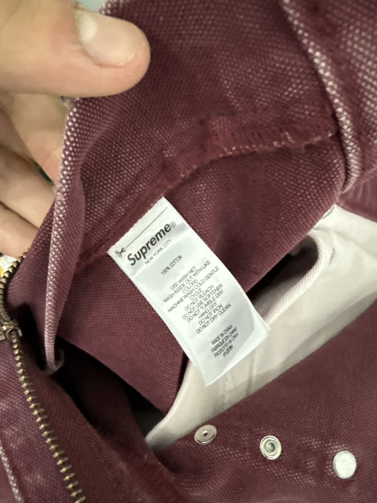B.B. Simon × Supreme Supreme BB Simon Red Carpenter Pants - Size 32 Size US 32 / EU 48 - 9 Thumbnail