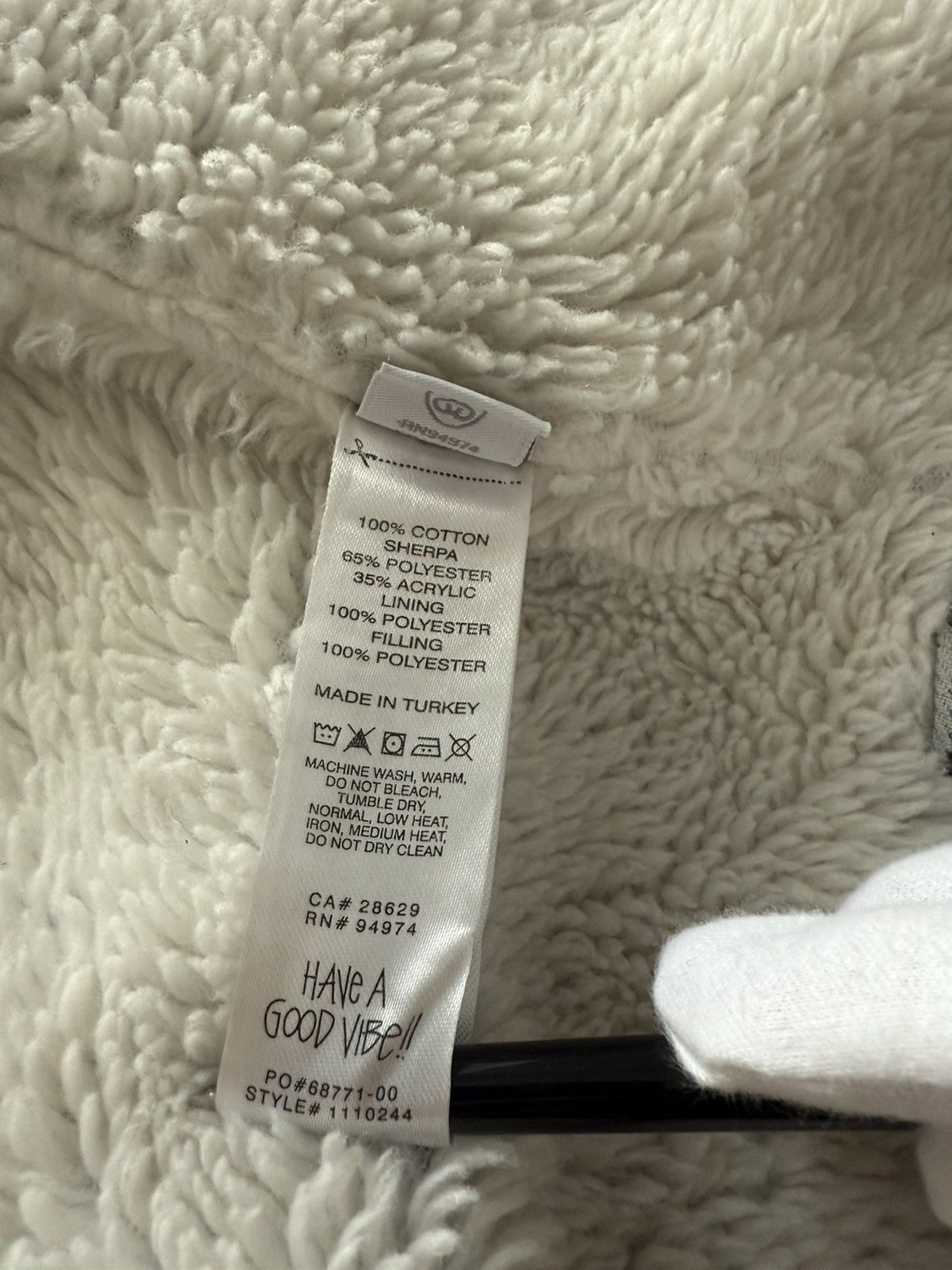 Stussy Stussy Sherpa Lined Denim Shirt 'Stone Washed' Size US S / EU 44-46 / 1 - 17 Thumbnail