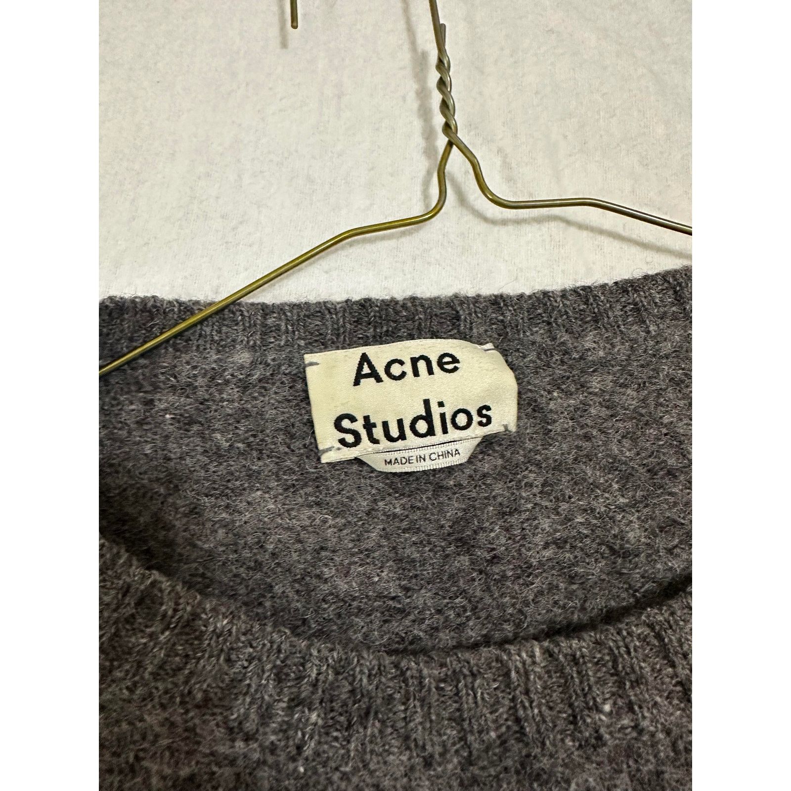 Acne Studios Acne Studios Grey Wool SS18 Sweater Size US M / EU 48-50 / 2 - 3 Thumbnail