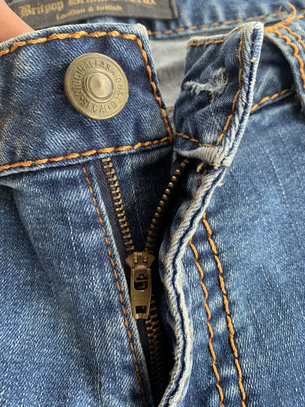 Japanese Brand Britpop Denim InCrux Japanese Basic Jeans Size US 33 - 8 Thumbnail