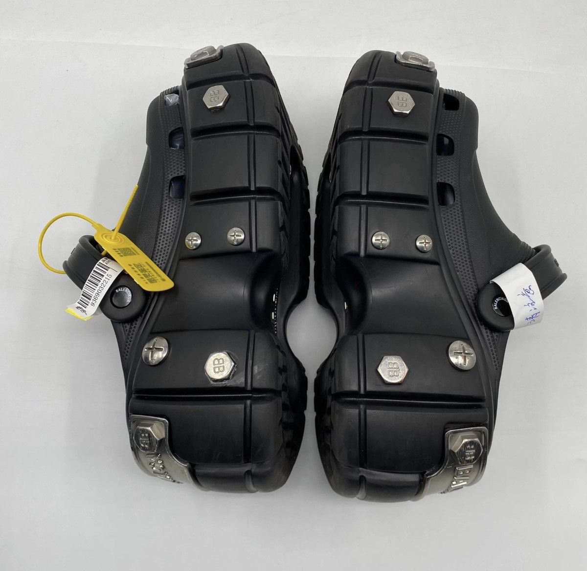 Balenciaga × Crocs Balenciaga x Crocs Hardcrocs Slide Black SIZE EU 42 Size US 12 / IT 42 - 4 Thumbnail