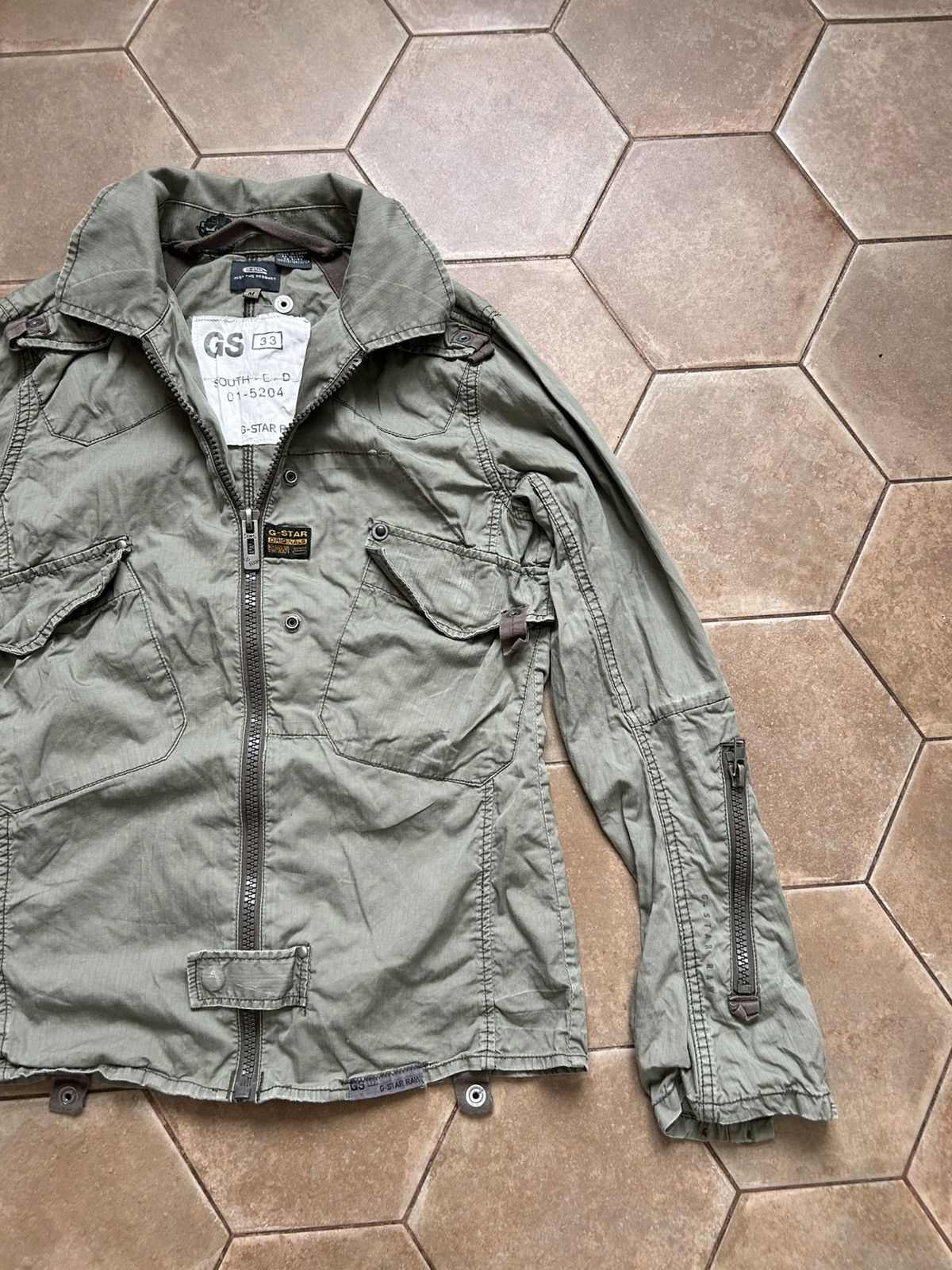 G-Star Vintage Gstar jacket multi pockets cargo y2k Size US M / EU 48-50 / 2 - 3 Thumbnail