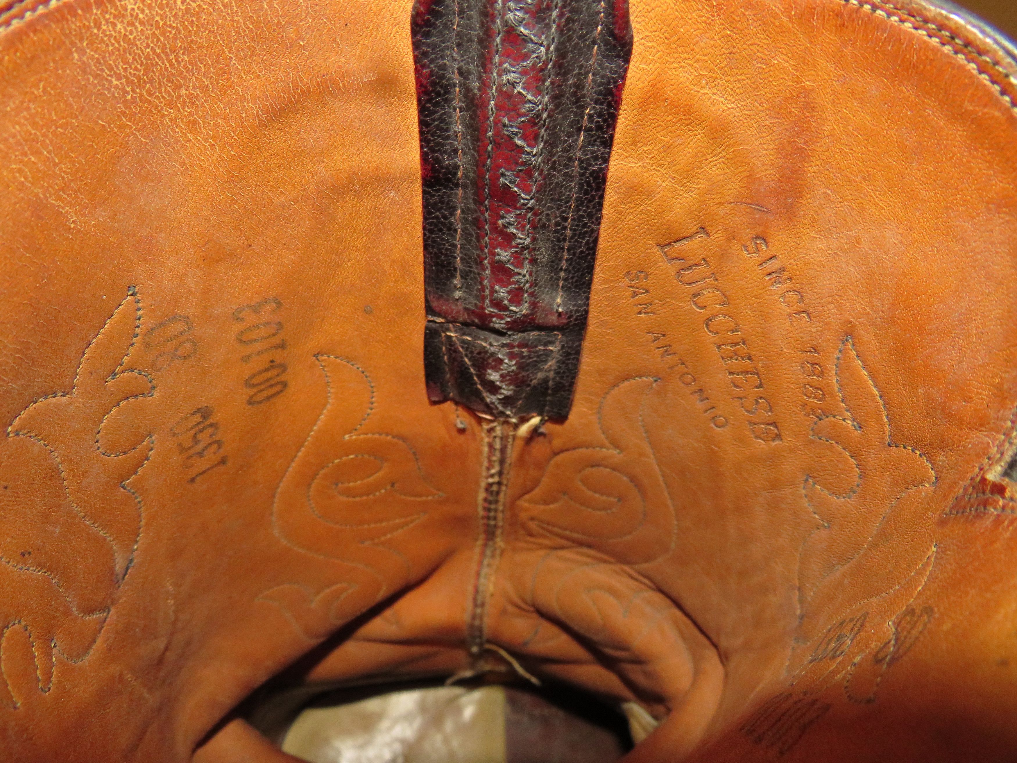 Lucchese Lucchese Boots Black Cherry Handmade Texas USA (Men’s) Size US 8 / EU 41 - 8 Thumbnail