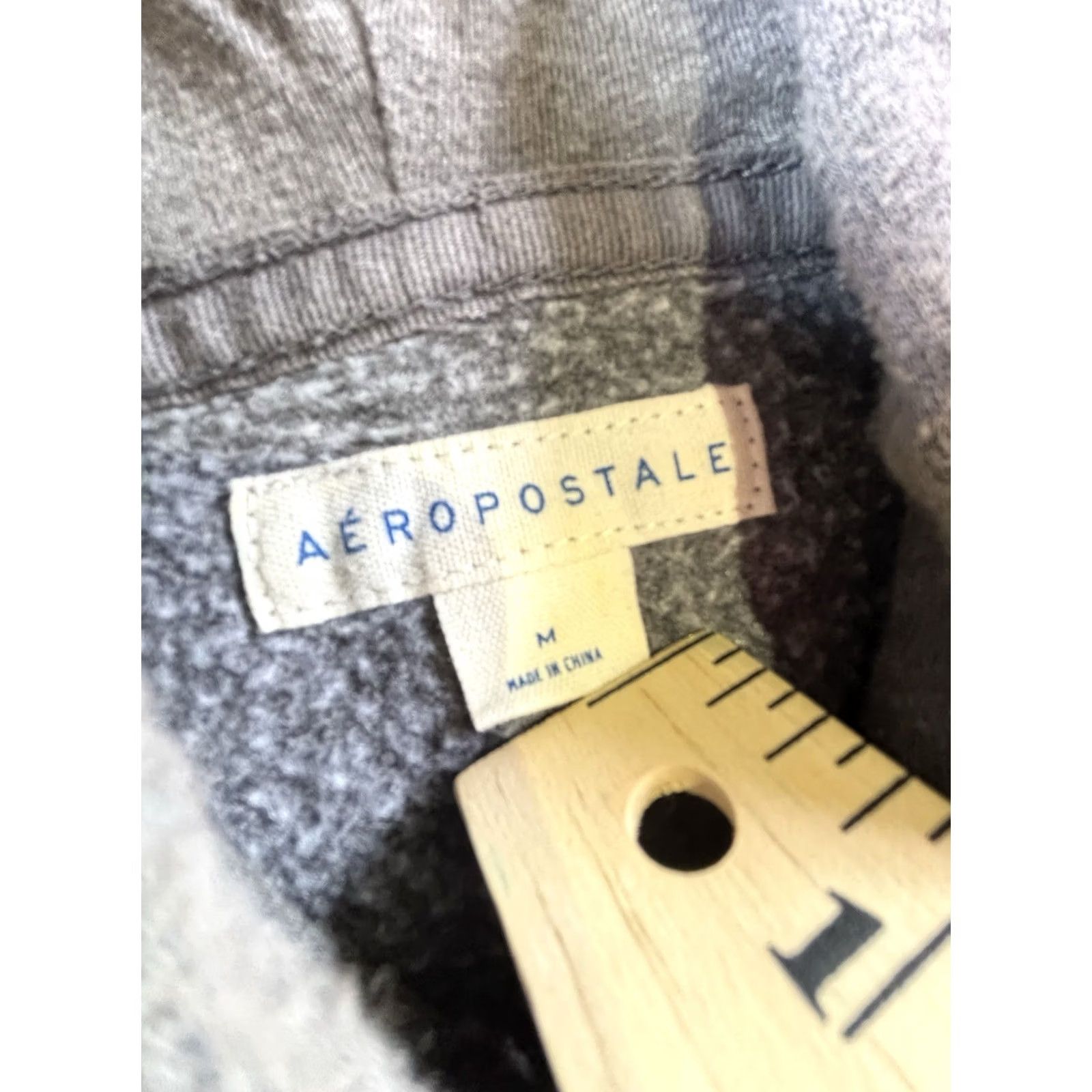 Vintage AeroPOSTale 1987 Women's Gray Floral Embroidered Hoodie Pullover MEDIUM Gray Size M / US 6-8 / IT 42-44 - 3 Thumbnail