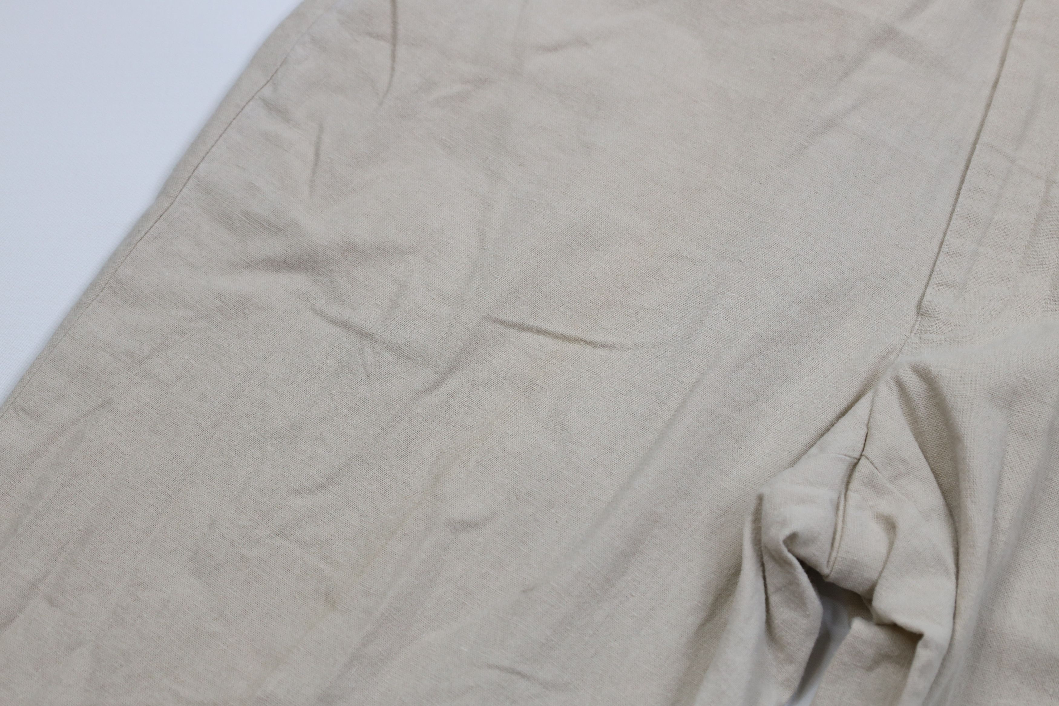 Vintage Vintage 90s Y2K Streetwear Linen Wide Leg Chino Pants Size US 38 / EU 54 - 7 Thumbnail