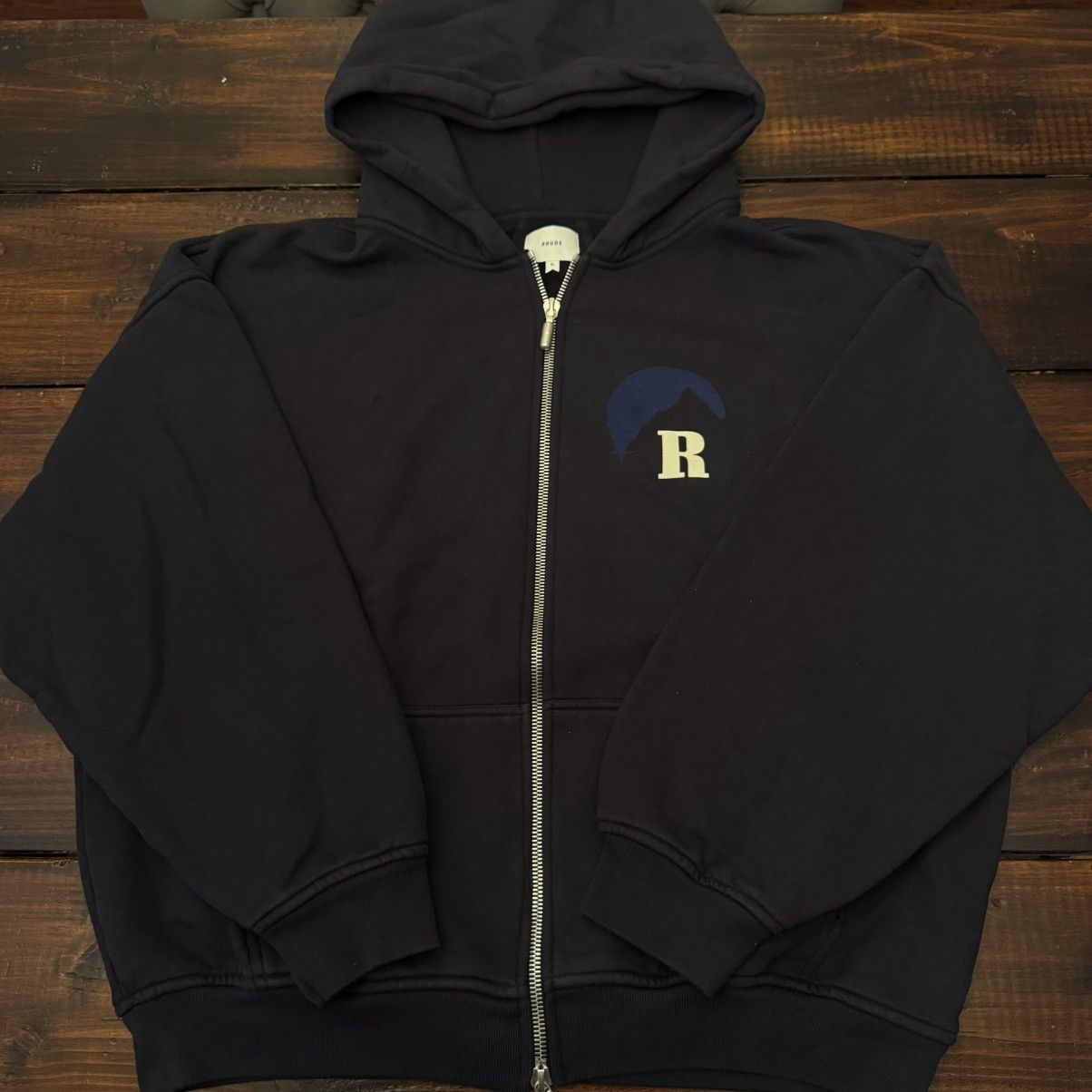 Rhude Rhude Moonlight Zip Up Hoodie Size US XL / EU 56 / 4 - 2 Thumbnail