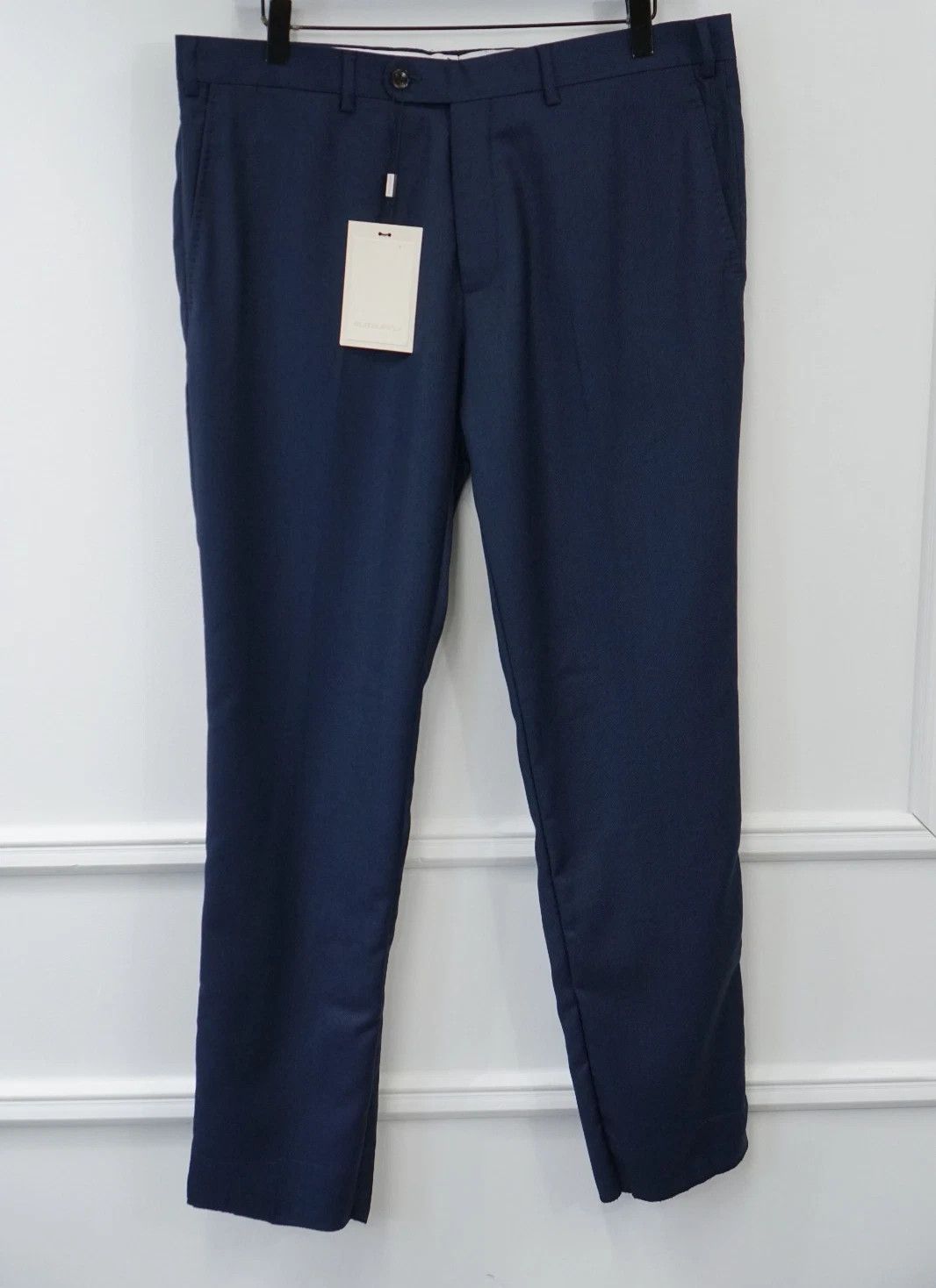 Suitsupply Men Suitsupply Pants Navy Blue Pure Wool S130 24 UK/US38S Size 38S - 1 Thumbnail