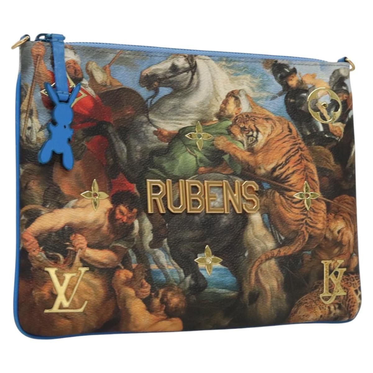 Louis Vuitton Louis Vuitton Pochette Clutch Limited Edition Jeff Koons Rubens Print Canvas Size ONE SIZE - 1 Thumbnail