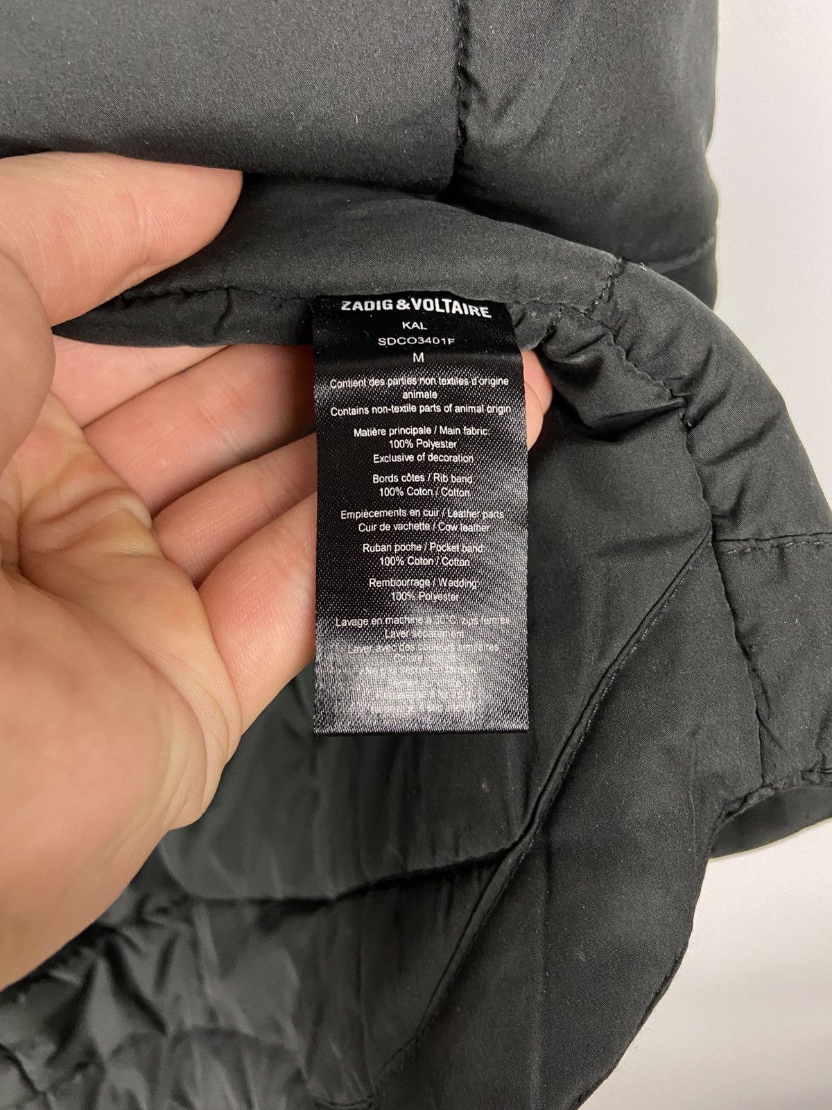 Zadig & Voltaire Zadig & Voltaire Kal Bombers Military Jacket Black Women's Size M / US 6-8 / IT 42-44 - 16 Thumbnail