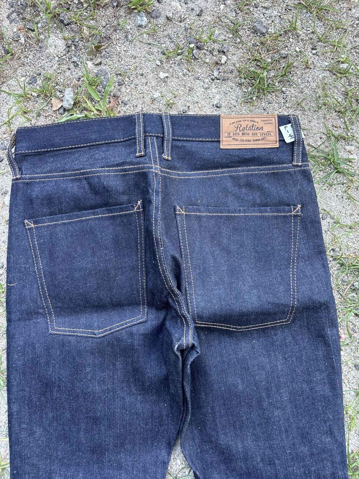 Japanese Brand Relation Selvedge Jeans Size US 32 / EU 48 - 4 Thumbnail