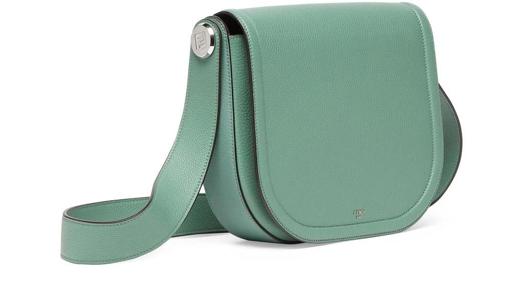 Fendi o1s1wg110925 Size:OS/Fendi Roma Leather Chiodo in Green Size ONE SIZE - 7 Thumbnail