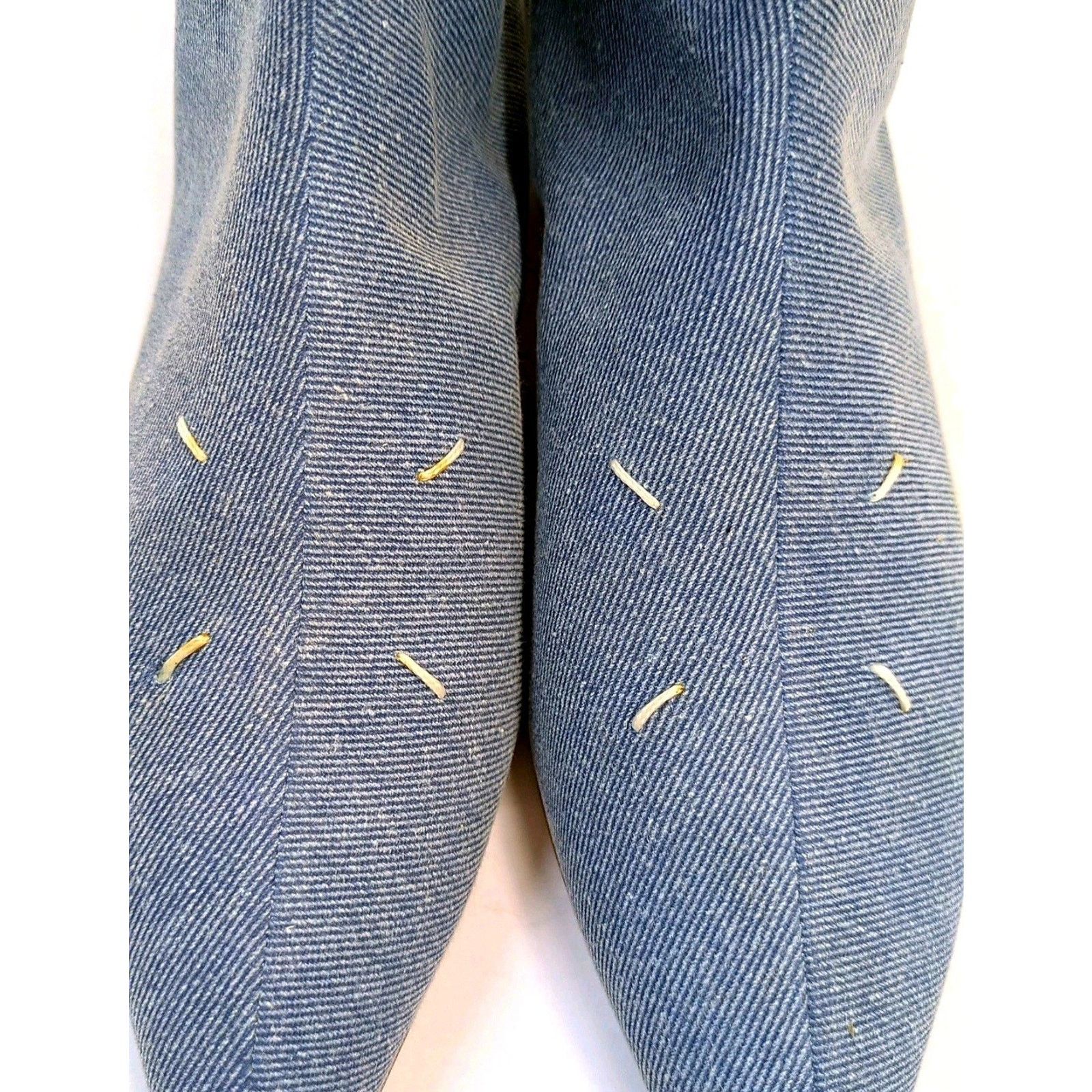 Maison Margiela $871 MAISON MARGIELA Denim Ankle Boots US10 UK7 EU40 Blue . Size US 10 / IT 40 - 9 Thumbnail