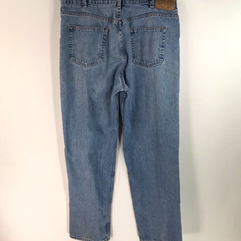 Vintage Kirkland Signature Jeans Blue 40 x 32 Denim 5 Pocket Classic Straight Mens Size US 40 / EU 56 - 2 Thumbnail