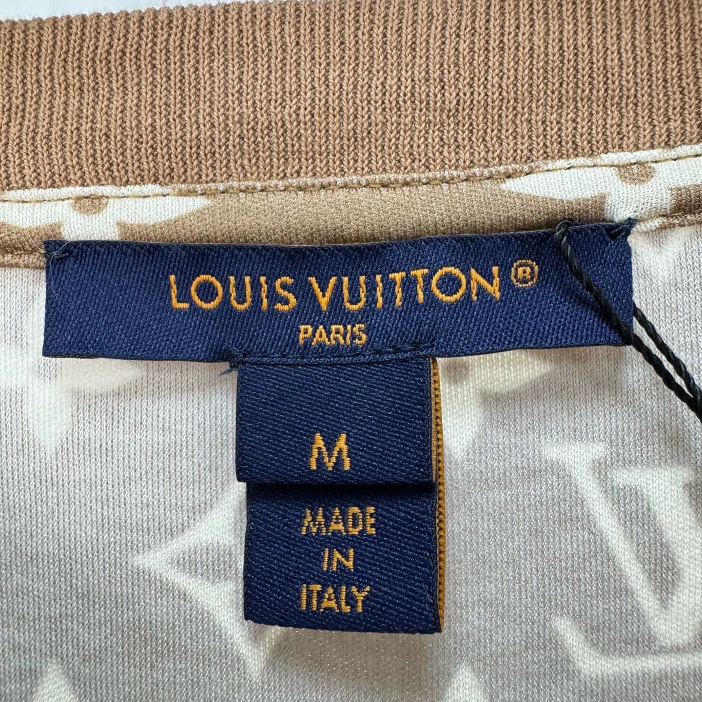 Louis Vuitton Louis Vuitton Caramel Monogram All-over Chain Short-Sleeve Size M / US 6-8 / IT 42-44 - 7 Thumbnail