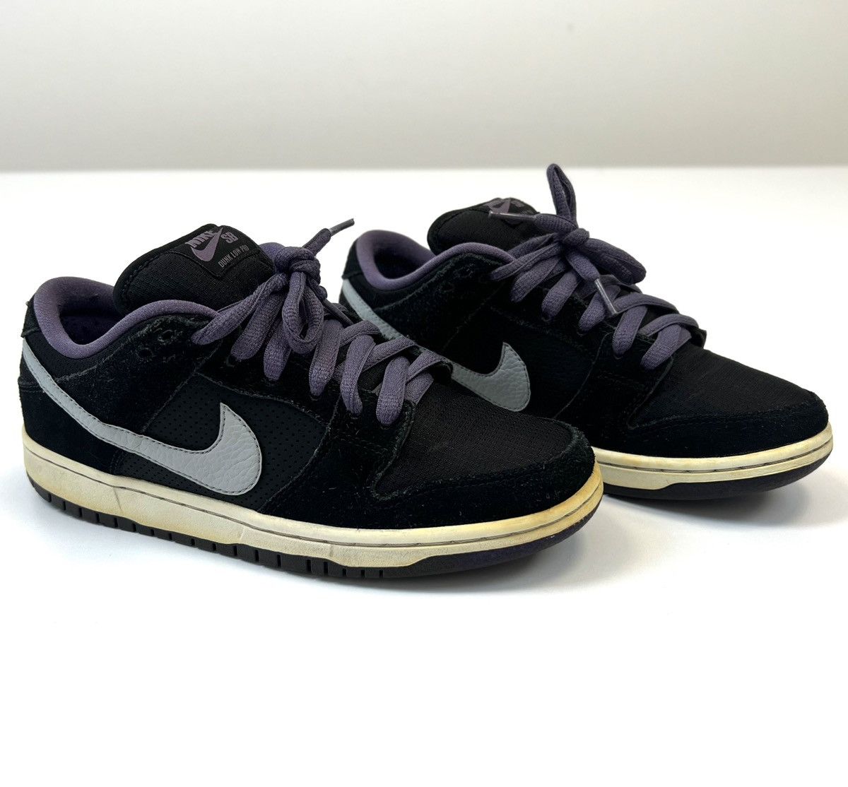 Nike × Vintage Sneakers Nike SB Dunk Low Pro Black Canyon Purple Grey Size US 6 / EU 39 - 2 Thumbnail