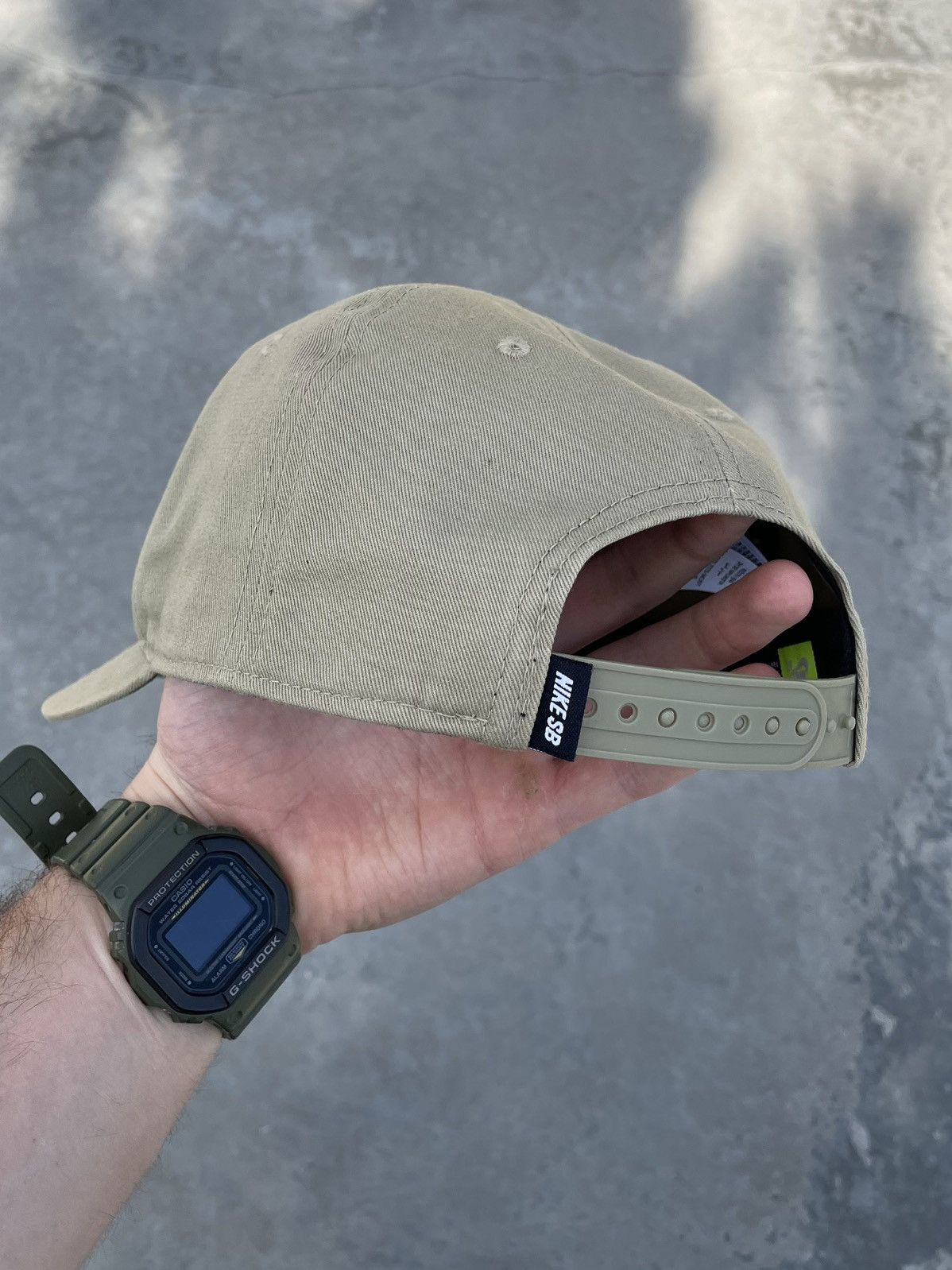 Nike Vintage Nike SB Cap Y2K Hat Skaters Khaki Streetwear Size ONE SIZE - 3 Thumbnail