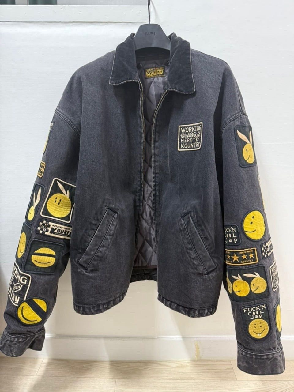 Kapital Kapital 14 oz Smiley Lined denim jacket Size US M / EU 48-50 / 2 - 1 Thumbnail