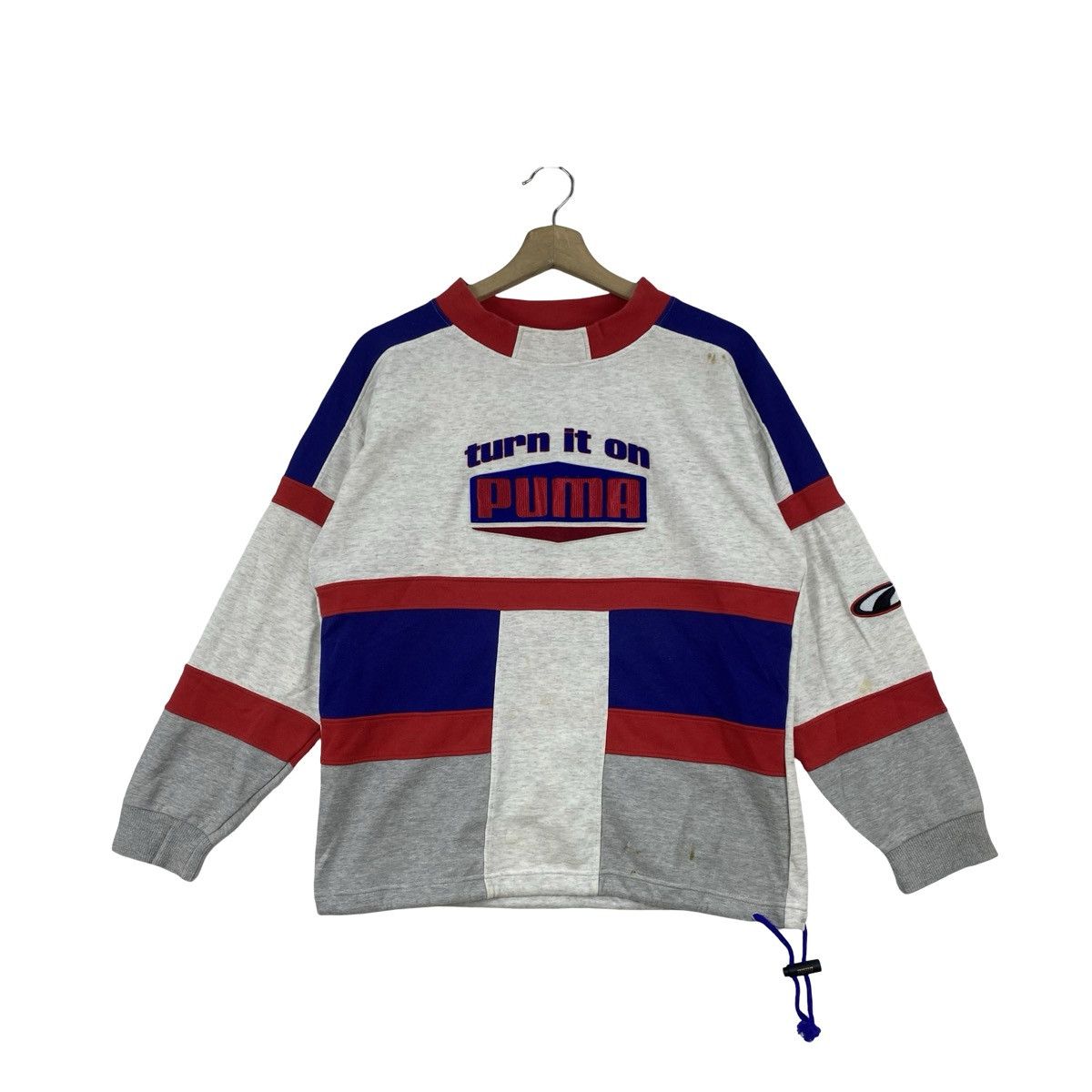 Puma Vintage 90s PUMA Turn It On Sweatshirt Pullover Crewneck Big Size US M / EU 48-50 / 2 - 1 Thumbnail
