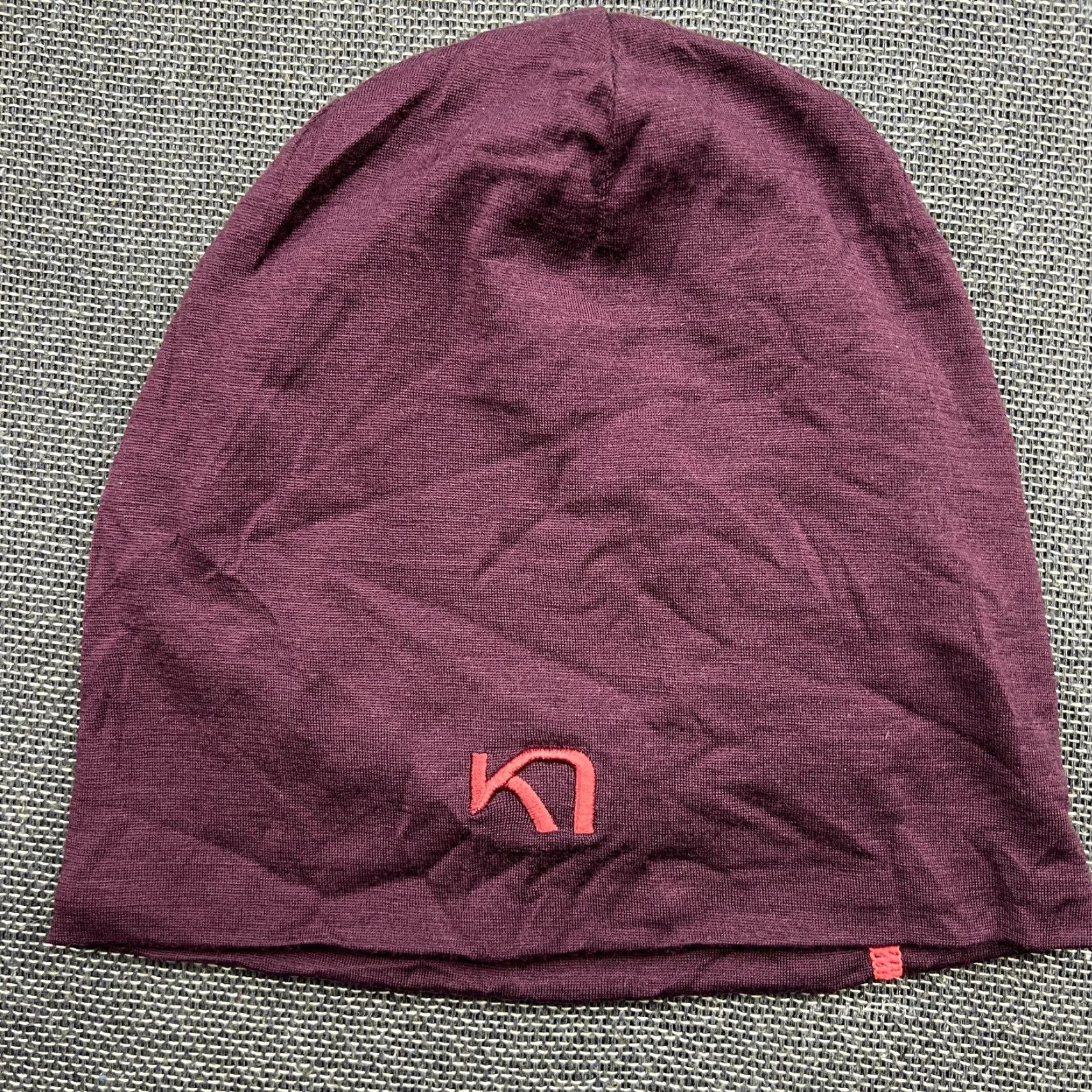 Vintage Kari Traa Womens Beanie Hat One Size Merino Wool Knitted Purple Size ONE SIZE - 2 Thumbnail