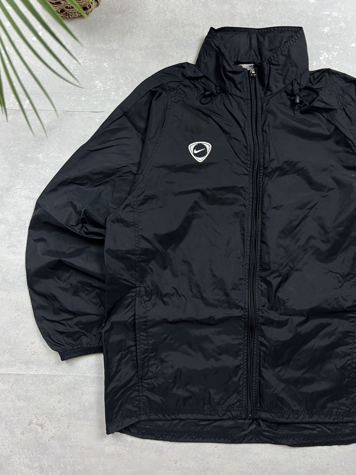 Nike 00s Nike Double Swoosh Vintage Y2K Oversized Hooded Jacket Size US M / EU 48-50 / 2 - 2 Thumbnail