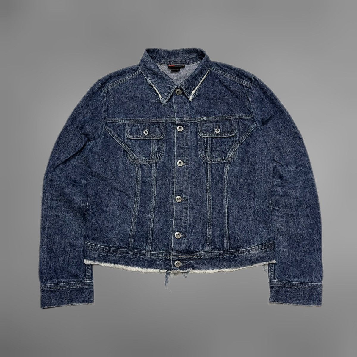 Diesel Diesel Vintage Y2K Denim Cropped Distressed avant-garde Size XL / US 12-14 / IT 48-50 - 1 Thumbnail