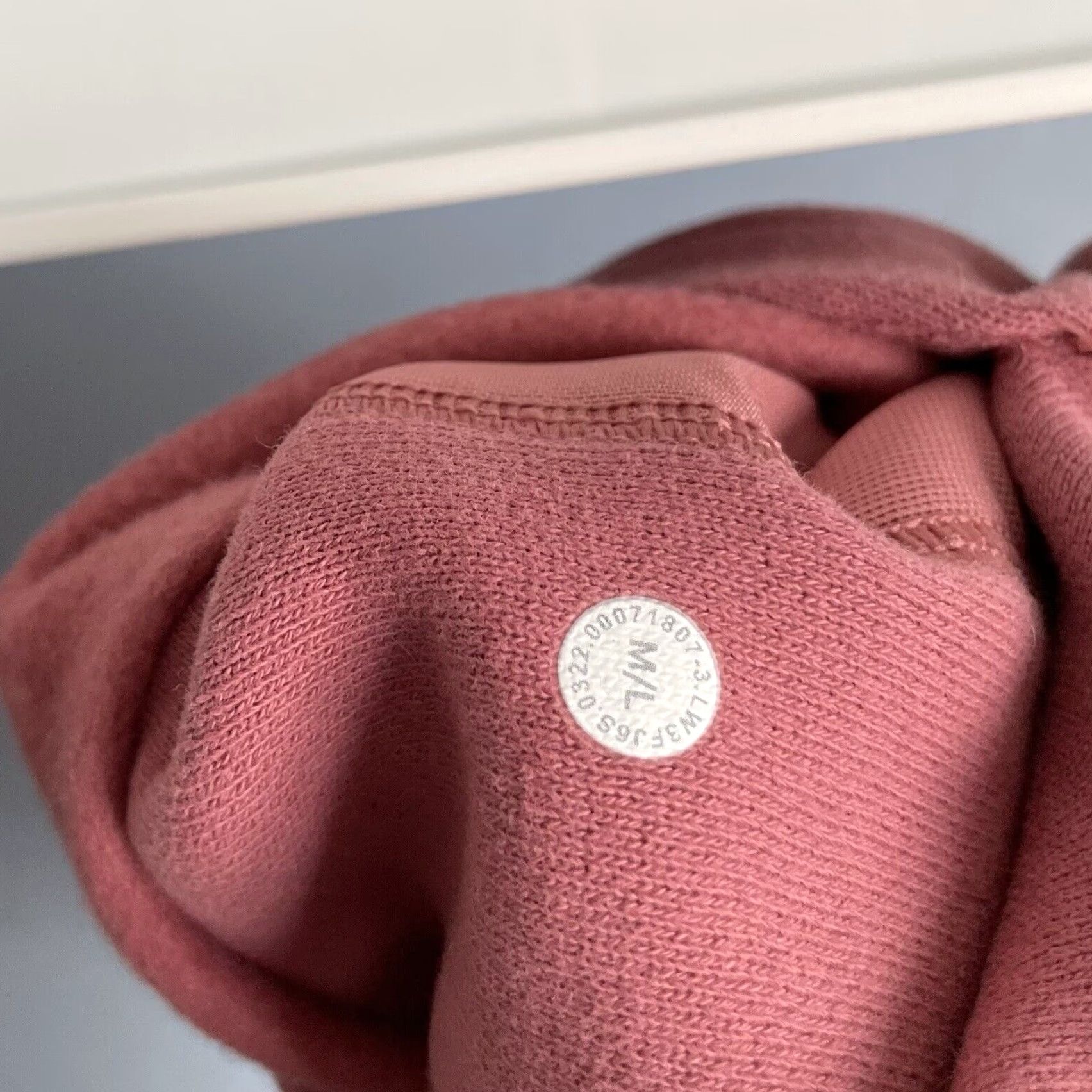 Lululemon Lululemon Scuba Oversized Funnel Neck Shirt Pink Savannah M/L Womens Sweatshirt Pullover Zip Long Sleeve Size M / US 6-8 / IT 42-44 - 4 Thumbnail