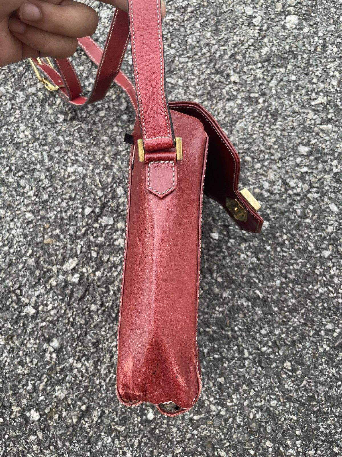 Dior Vintage Christian Dior Sling Bag Leather Size ONE SIZE - 3 Thumbnail