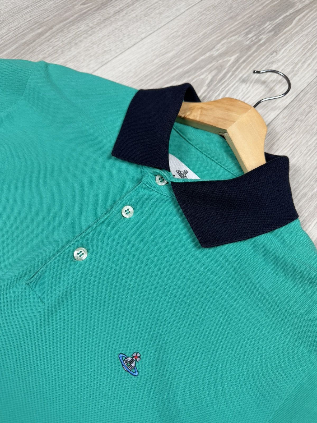 Vivienne Westwood Vivienne Westwood Green Polos Shirt Size S Size US S / EU 44-46 / 1 - 5 Thumbnail