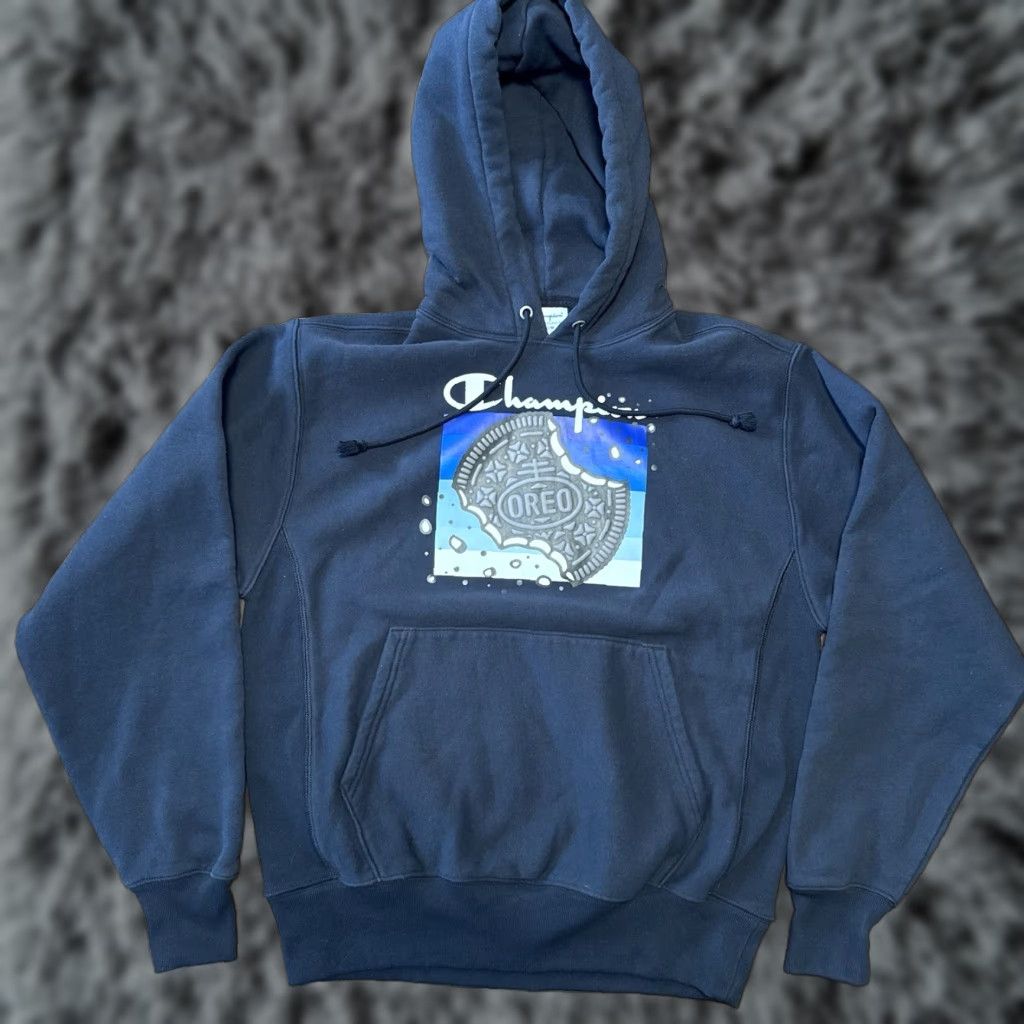 Champion Champion Hoodie Men’s Medium Black Oreo Reverse Weave Heavyweight Cookie Size US M / EU 48-50 / 2 - 1 Thumbnail