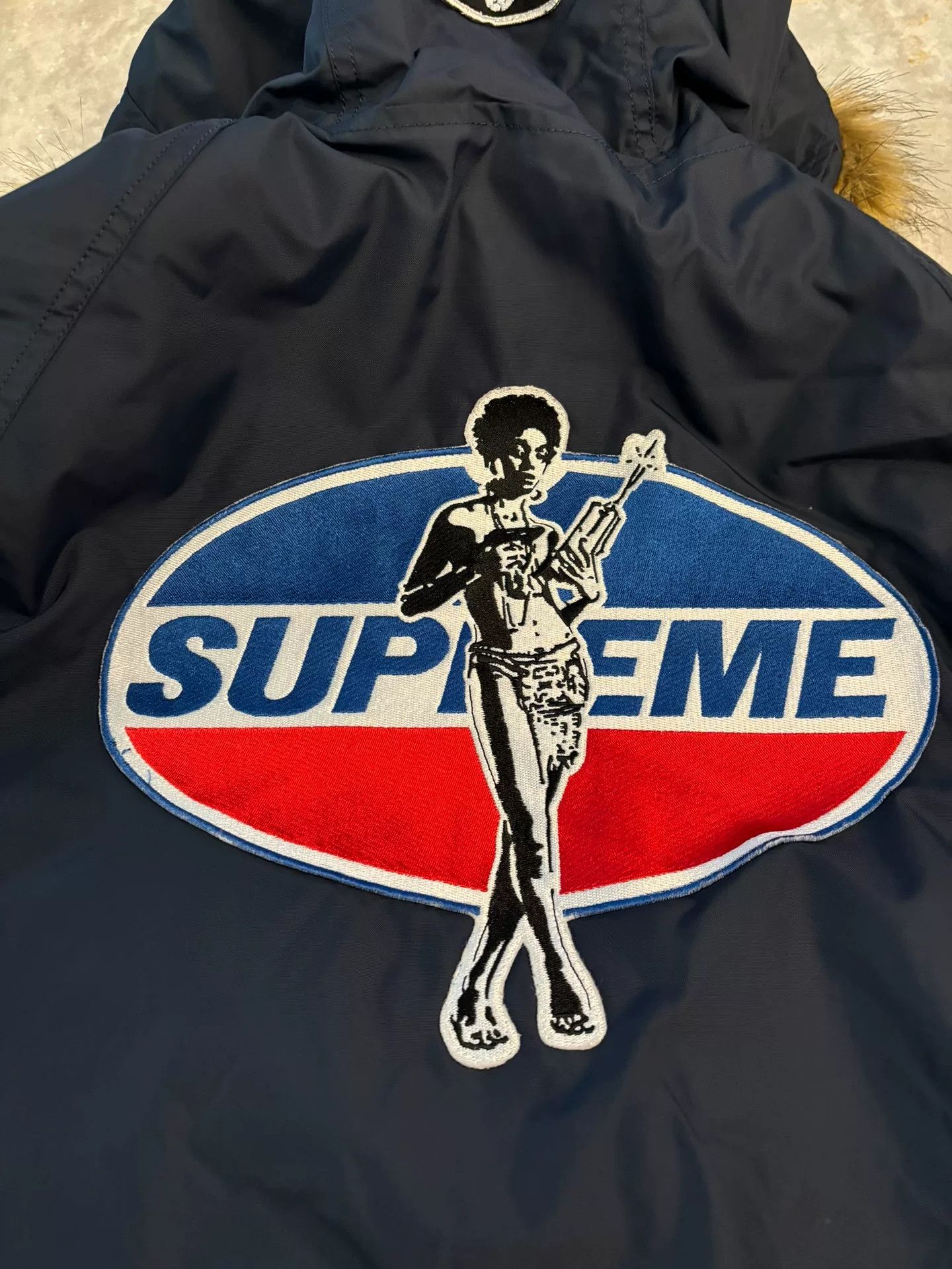 Supreme Supreme x Hysteric Glamour N-3B Parka Navy Size US M / EU 48-50 / 2 - 6 Thumbnail