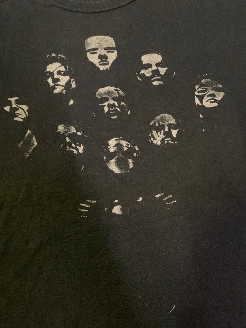 Band Tees Vintage Queen Faces Graphic T-Shirt Black | Faded Band Tee Size US L / EU 52-54 / 3 - 2 Thumbnail