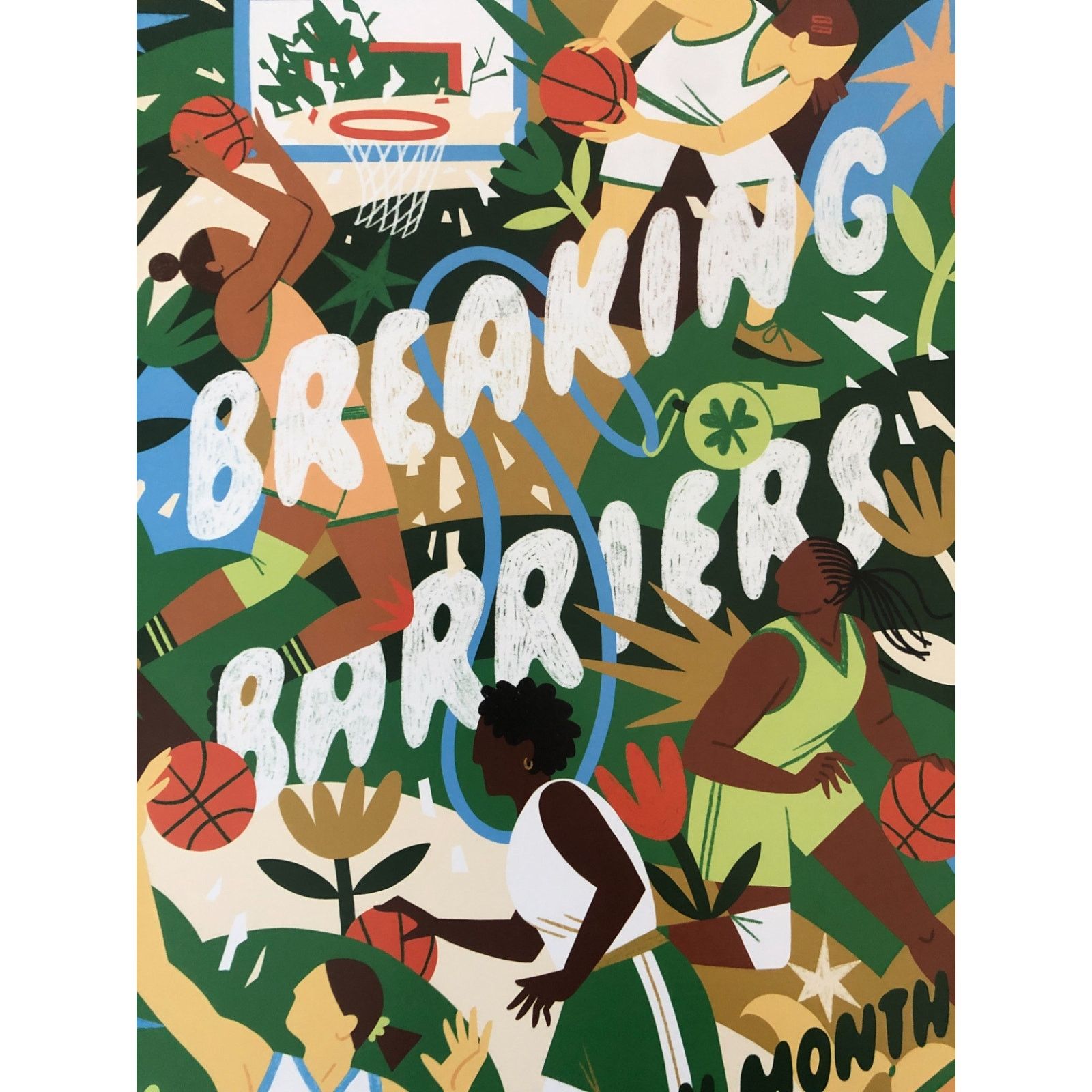 NBA Boston Celtics Poster Monique Aimee Breaking Barriers Size ONE SIZE - 2 Thumbnail