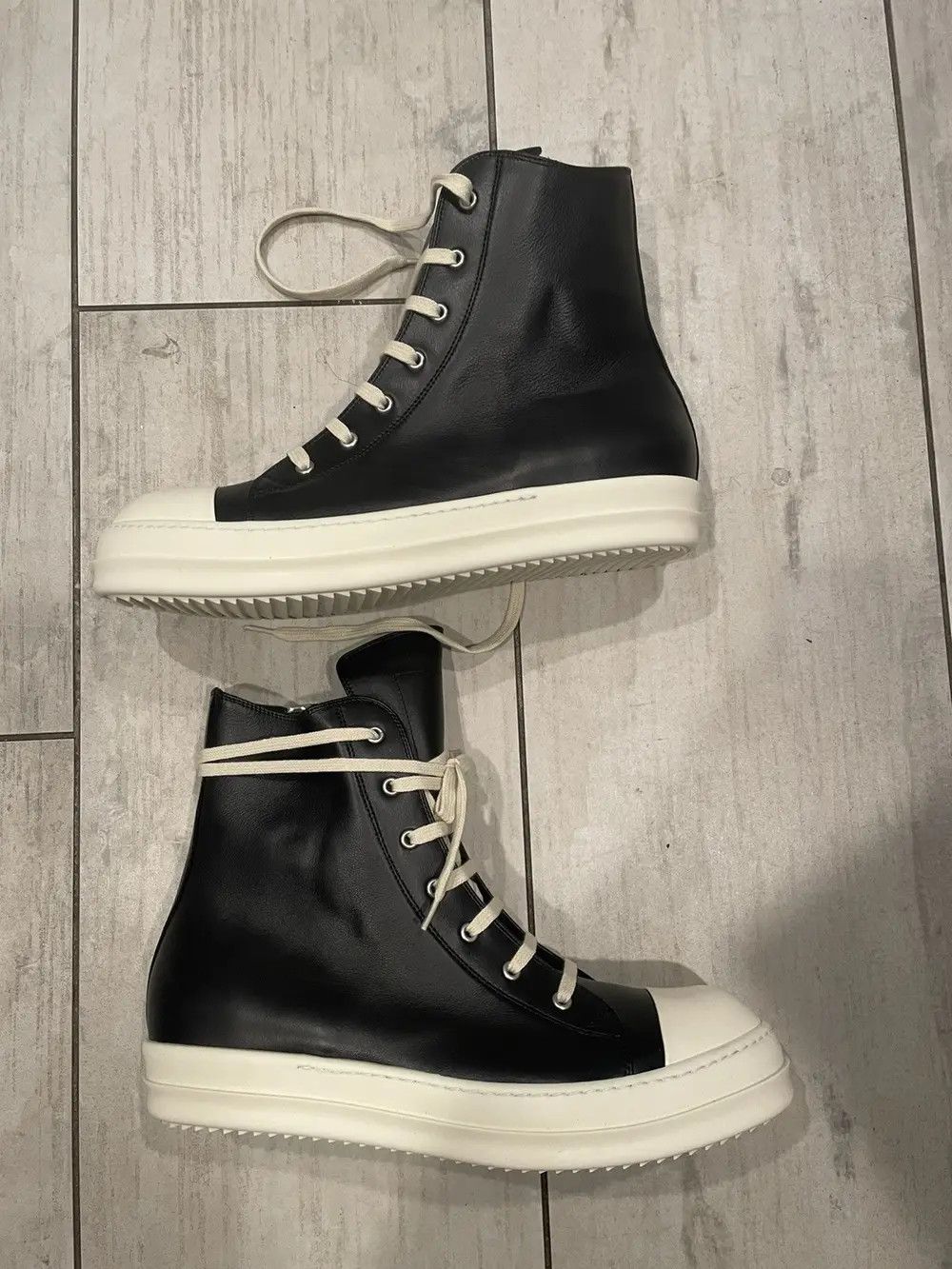 Rick Owens Rick Owens High Top Sneakers Size US 13 / EU 46 - 2 Thumbnail