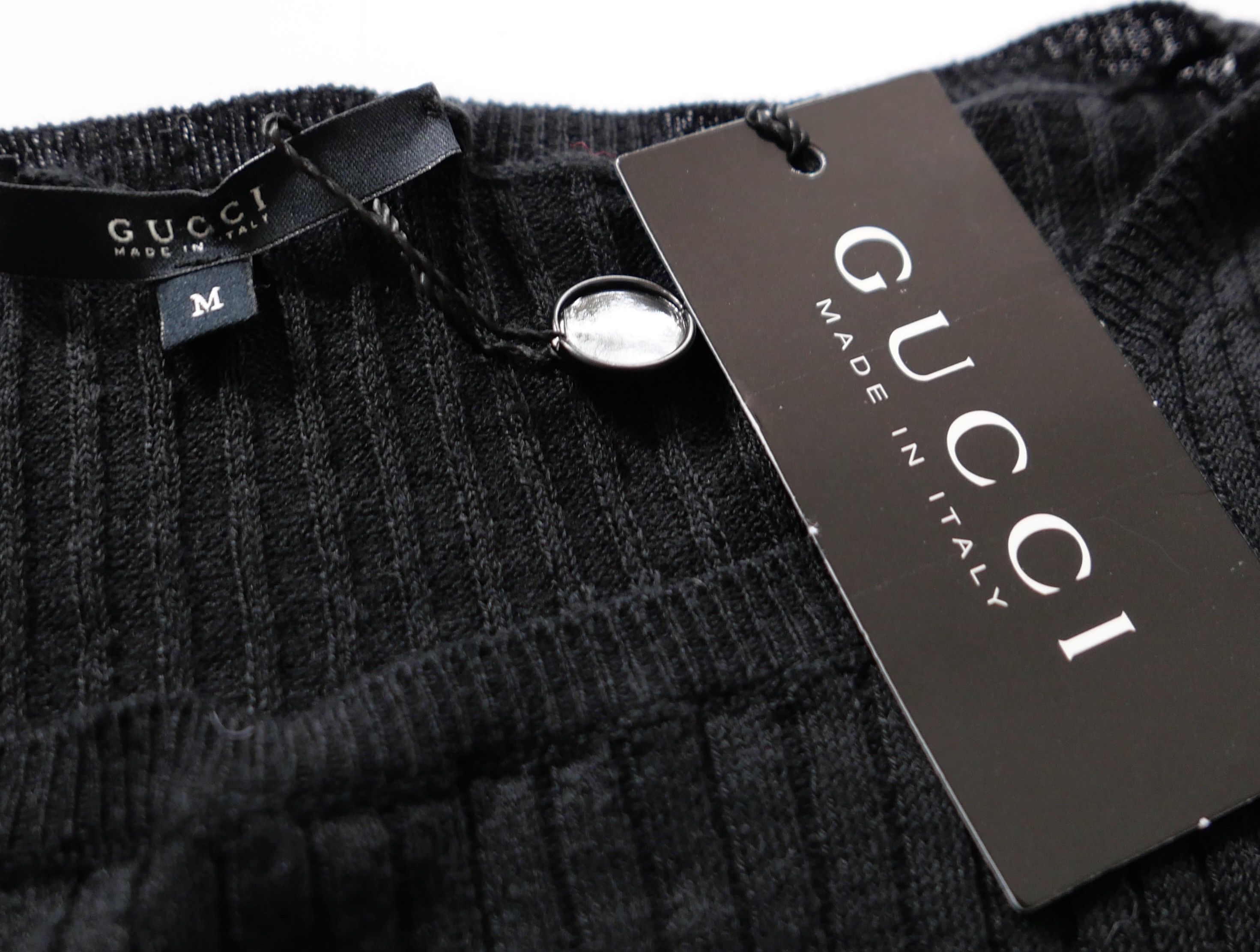 Gucci Gucci Vintage Spring 2006 Chain Belt Skinny Rib Top Size M / US 6-8 / IT 42-44 - 6 Thumbnail