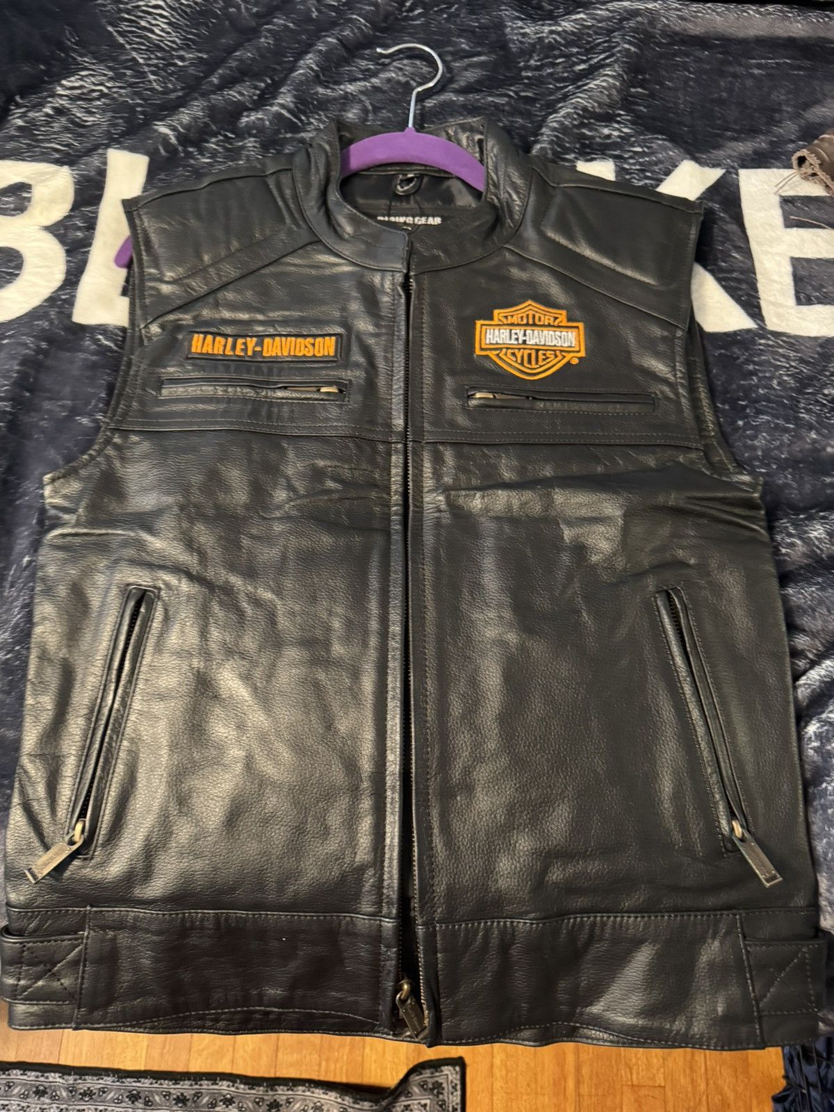 Harley Davidson Harley Davidson Genuine Leather Vest Size US S / EU 44-46 / 1 - 1 Thumbnail