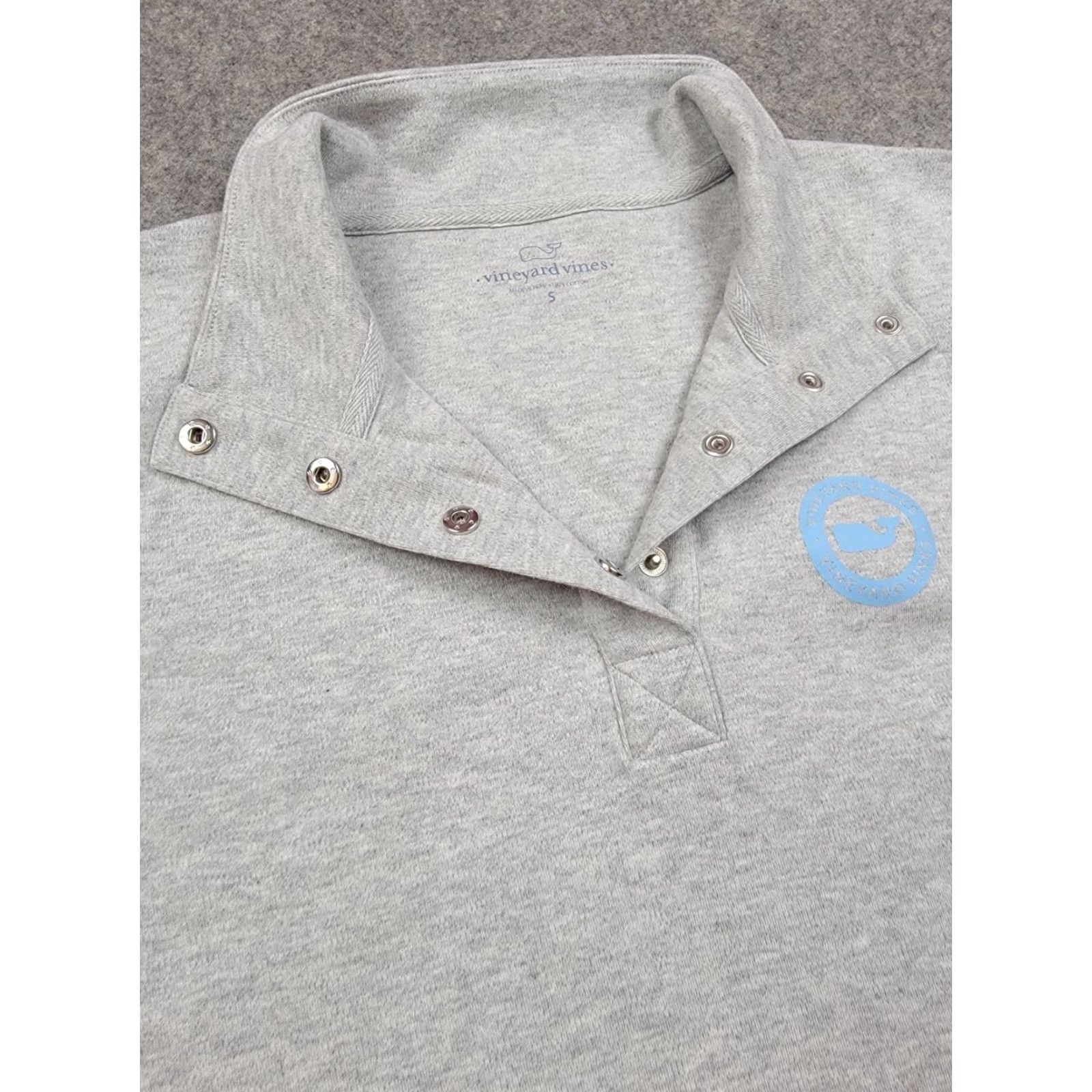 Vineyard Vines Vineyard Vines Shirt Womens Small Gray Pullover Sweatshirt Back Logo Casual Size S / US 4 / IT 40 - 2 Thumbnail